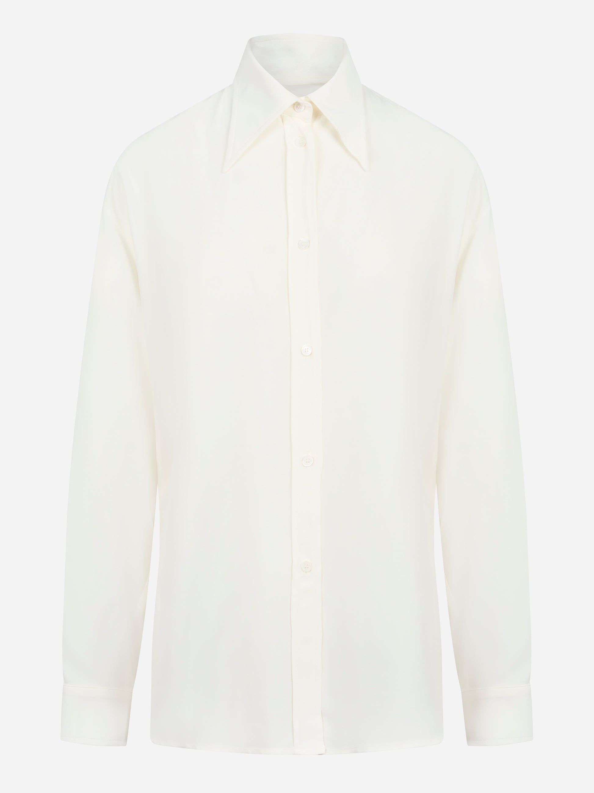 Camicia bianca in viscosa