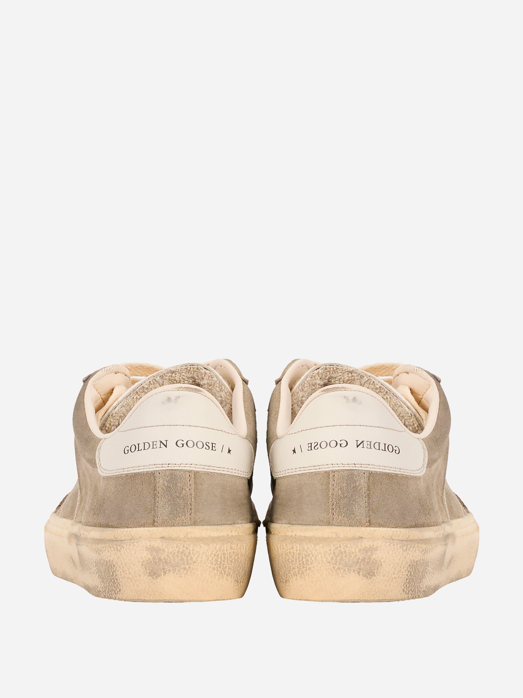 Sneakers Soul-Star in suede con talloncino a contrasto in pelle Beige