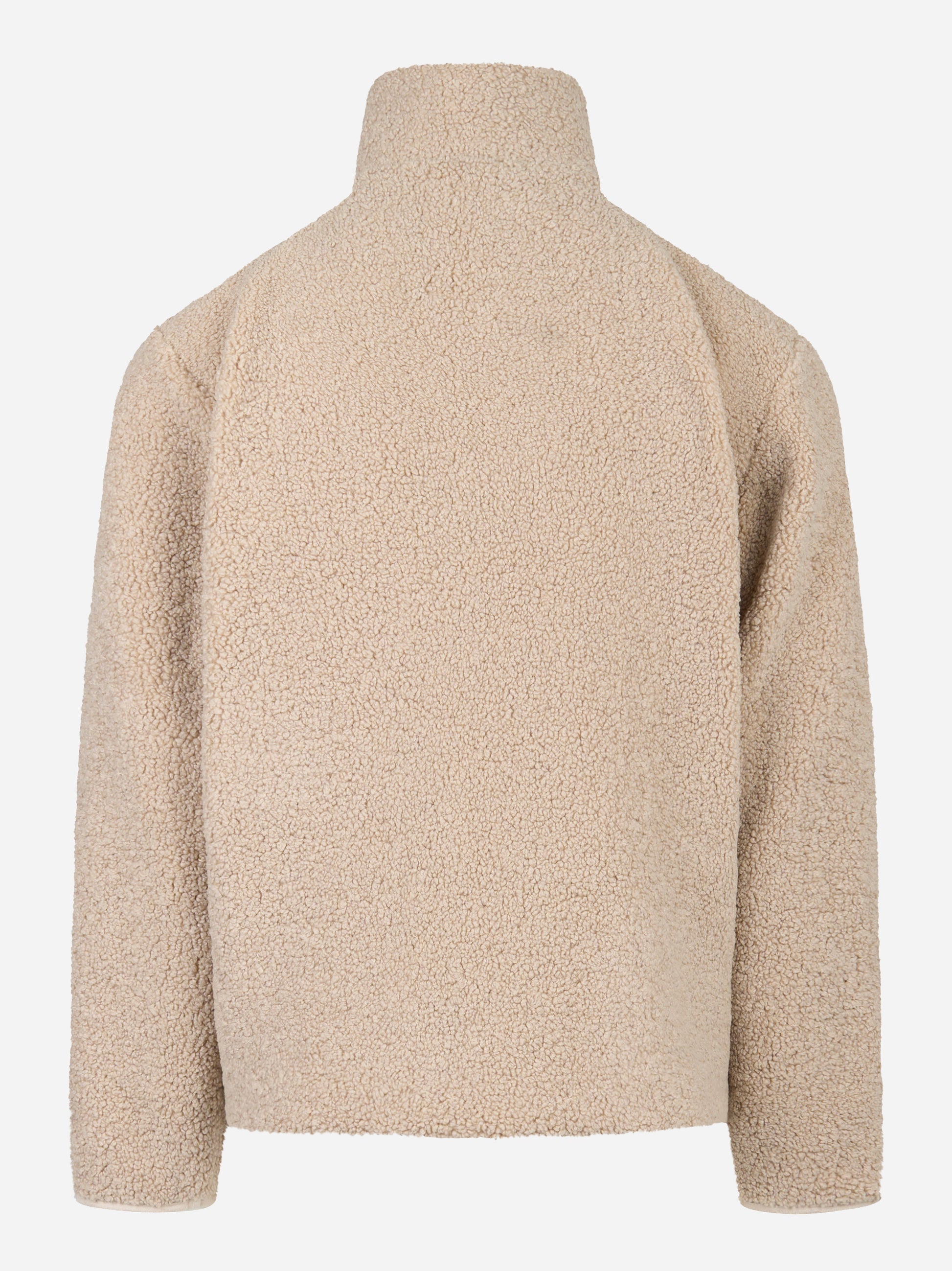Giacca in teddy Beige