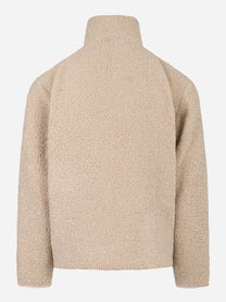 Giacca in teddy Beige