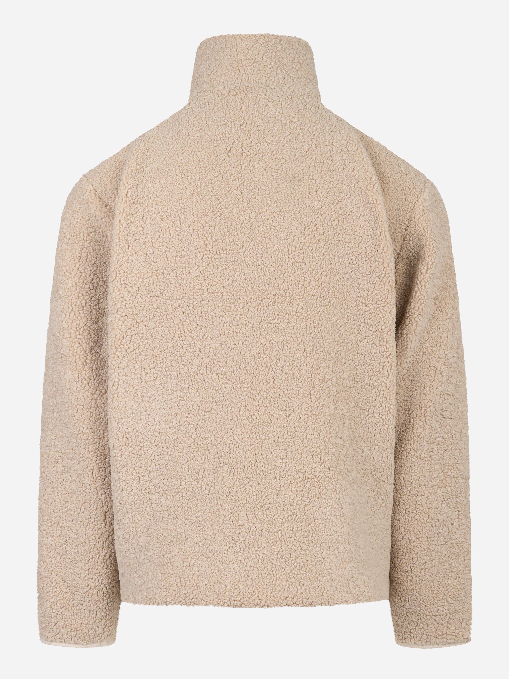 Giacca in teddy Beige