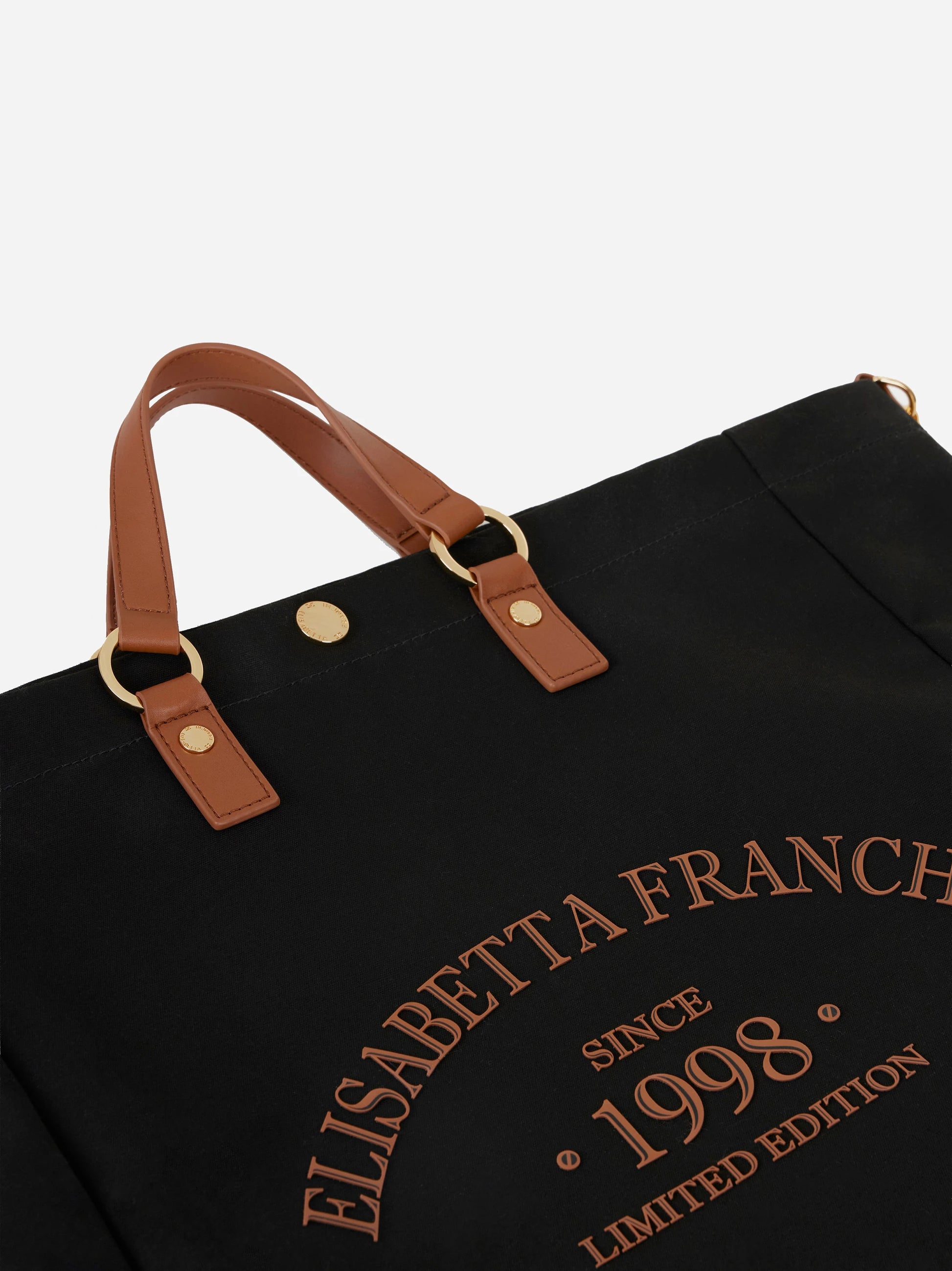 Borsa Tote in canvas nera
