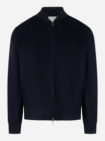 Bomber in lana blu Camden