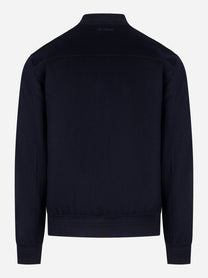 Bomber in lana blu Camden