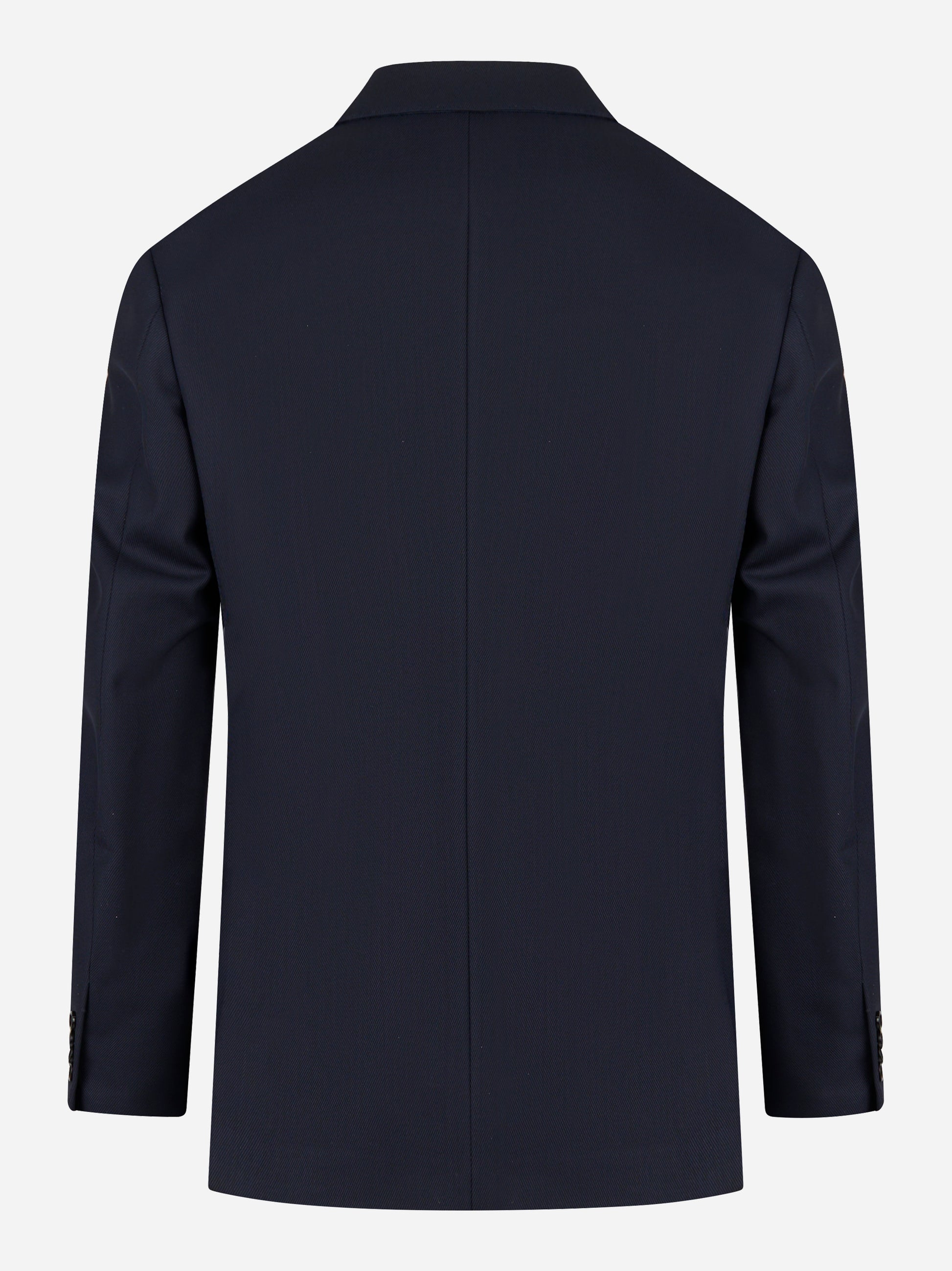 Blazer monopetto con rever a lancia Blu