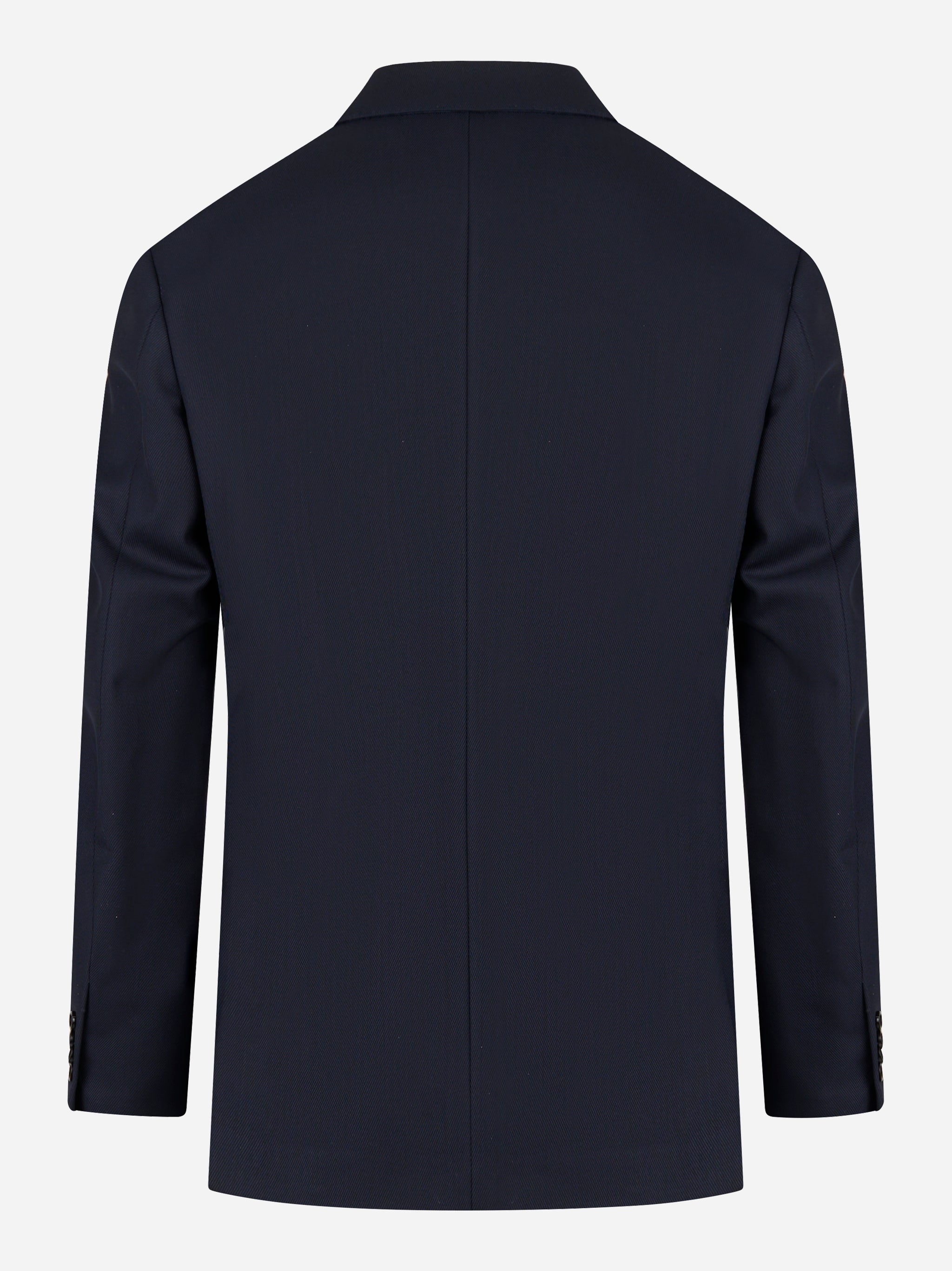 Blazer monopetto con rever a lancia Blu