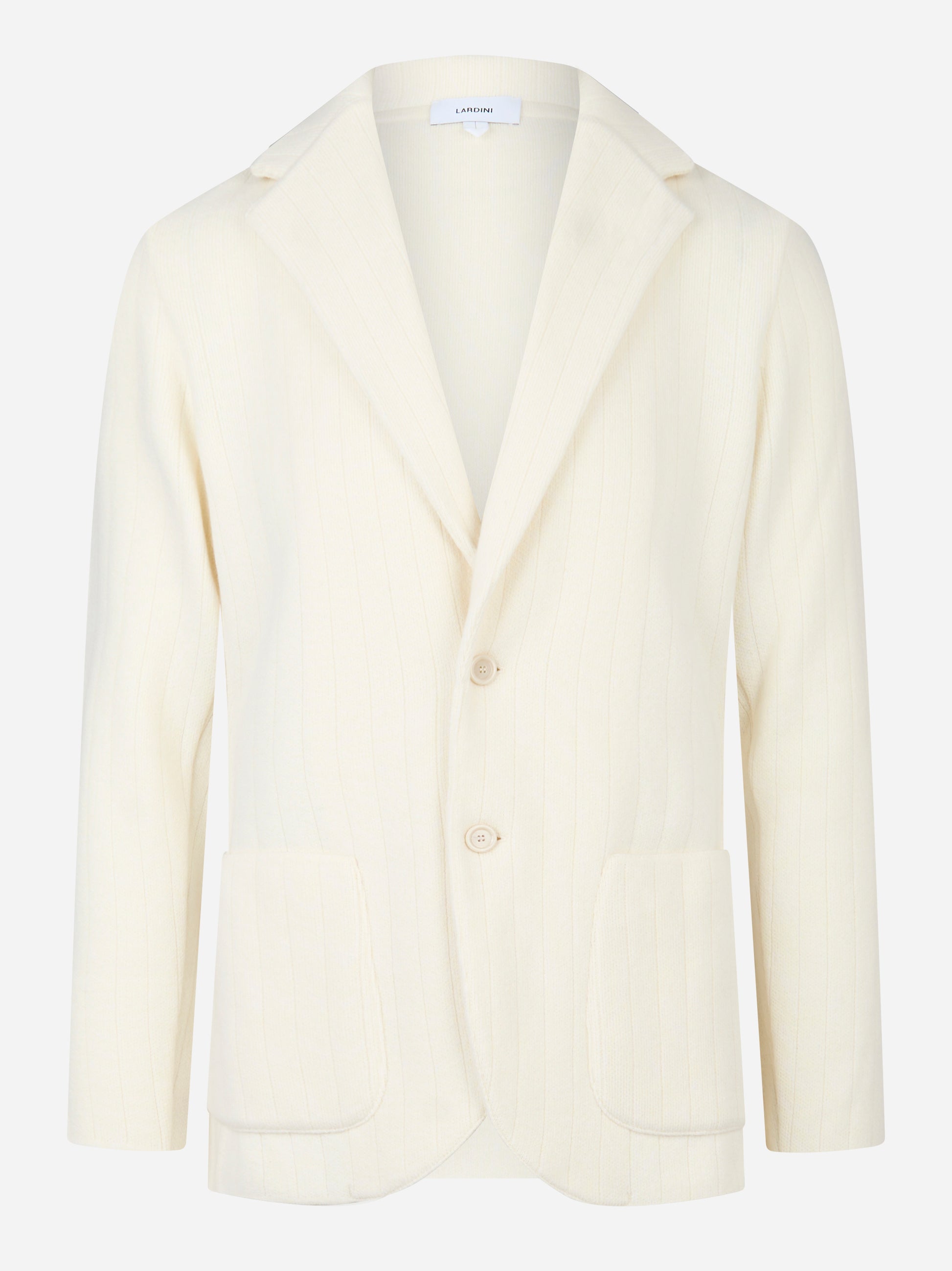Giacca maglia in lana e cashmere Bianco
