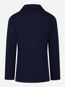 Blazer in maglia blu