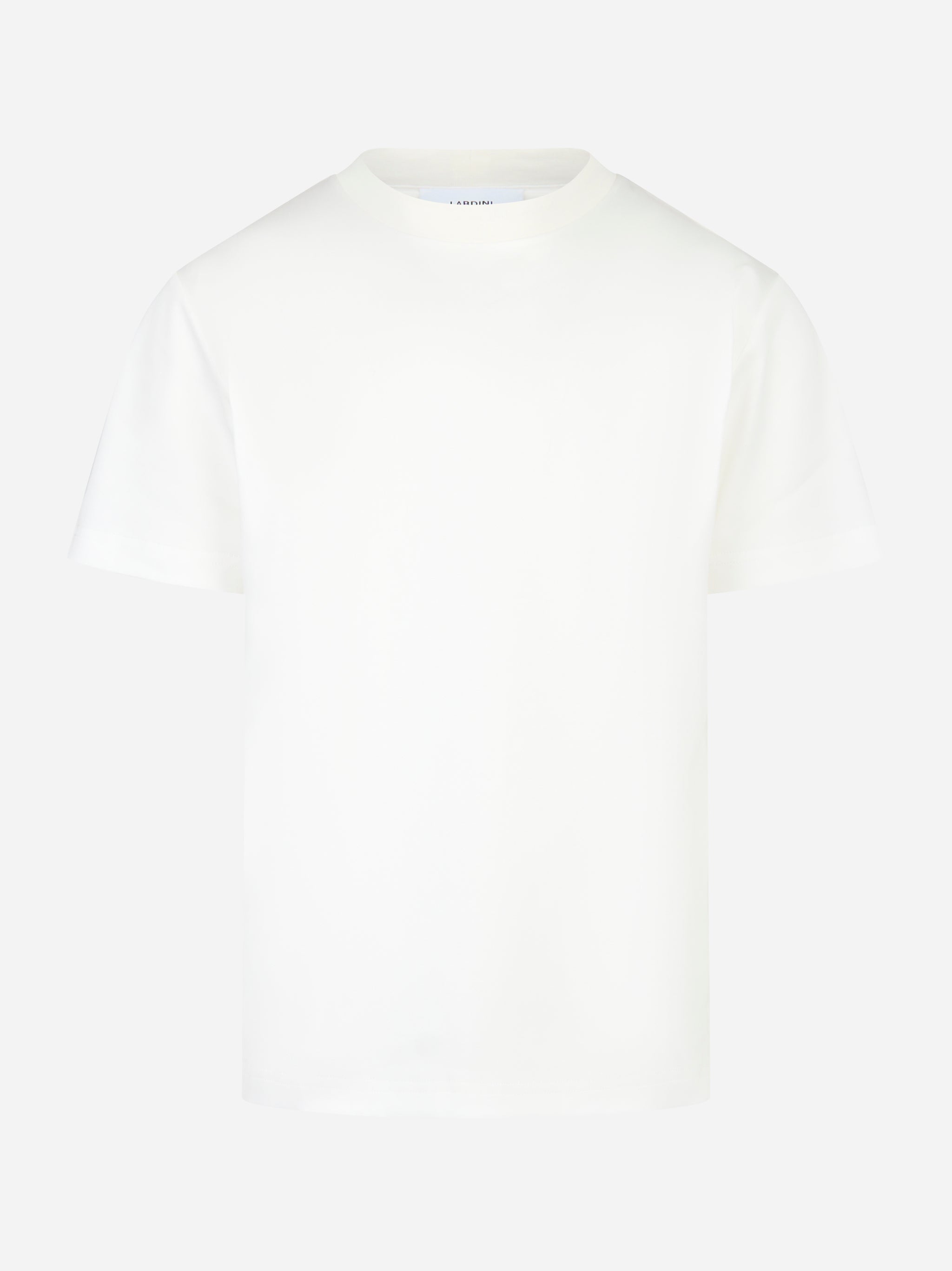 T-shirt manica corta in luxury cotton bianca