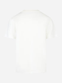 T-shirt manica corta in luxury cotton bianca