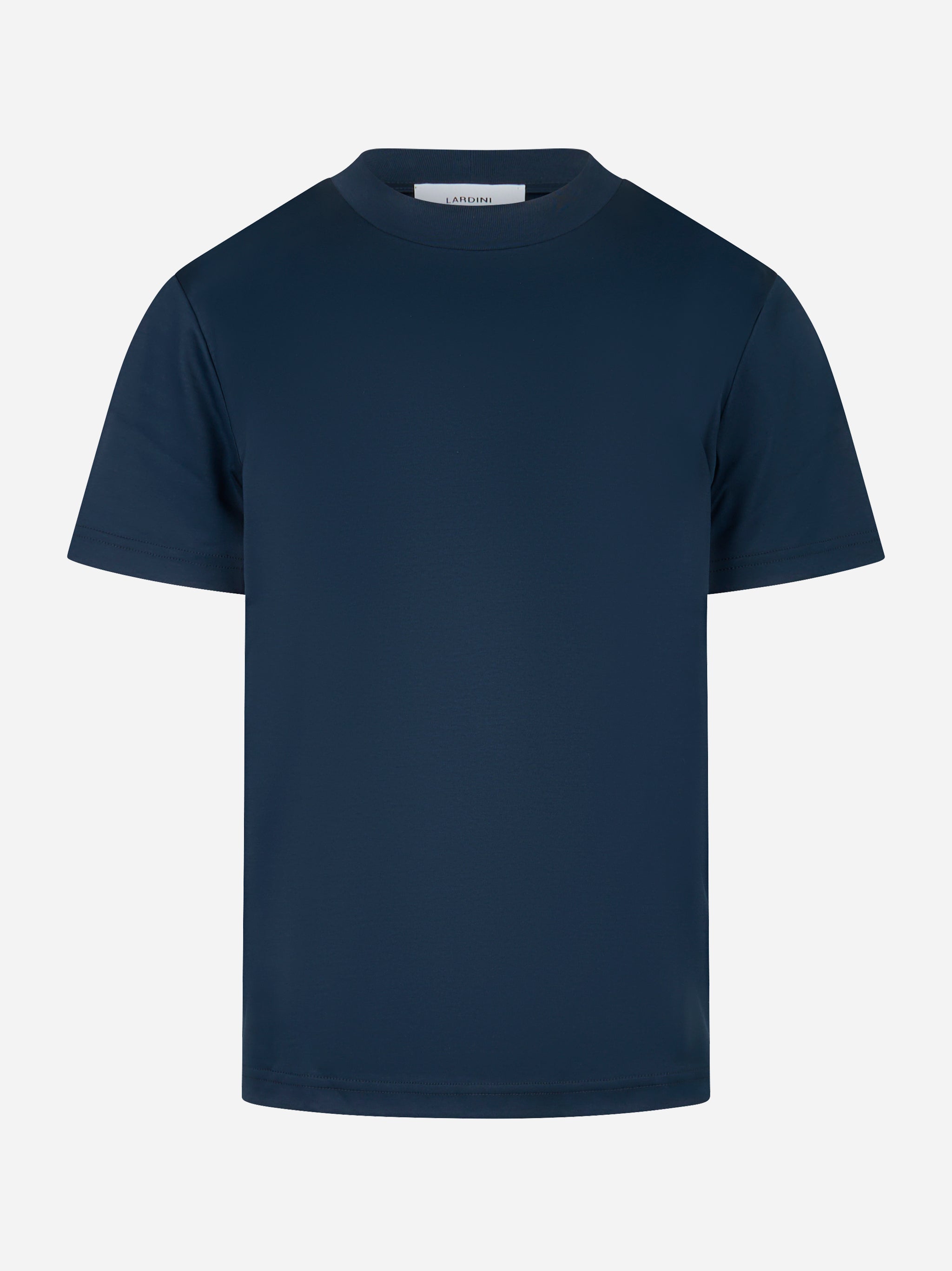 T-shirt manica corta in luxury cotton blu