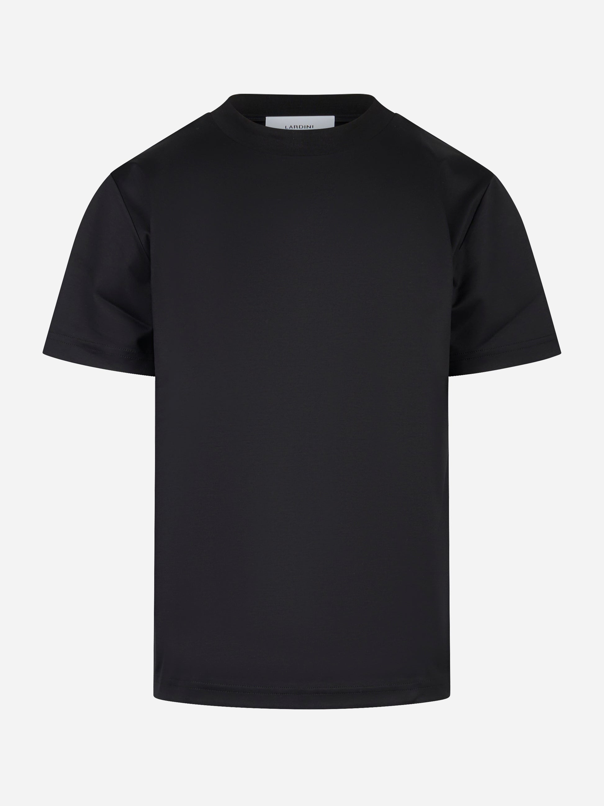 T-shirt manica corta in luxury cotton nera