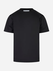 T-shirt manica corta in luxury cotton nera
