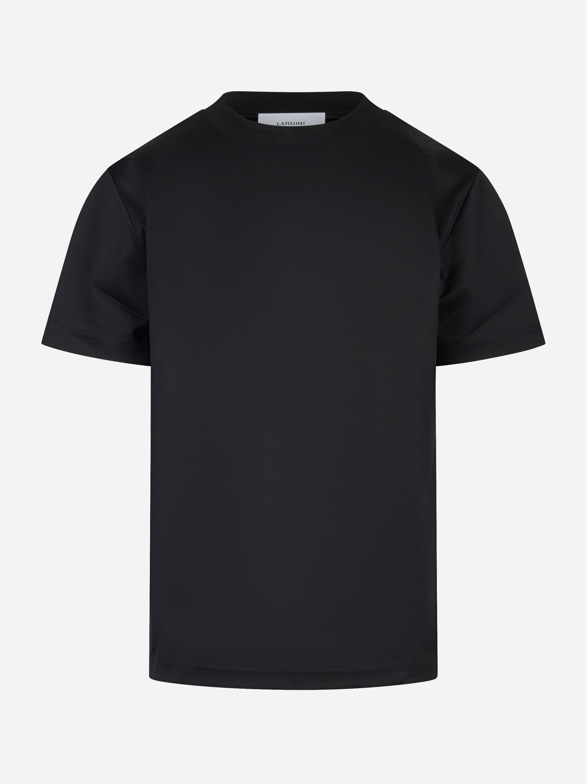 T-shirt manica corta in luxury cotton nera