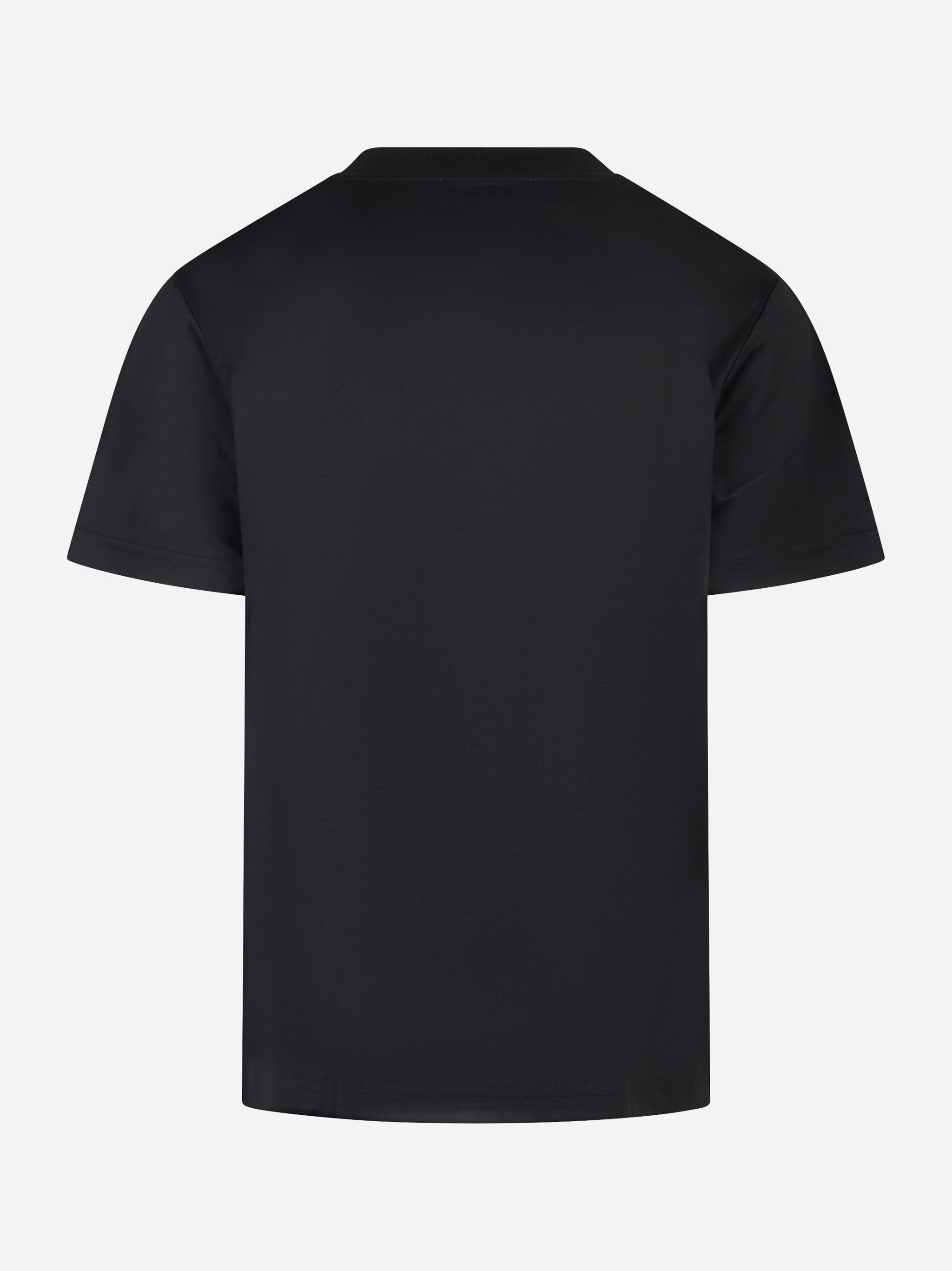 T-shirt manica corta in luxury cotton nera