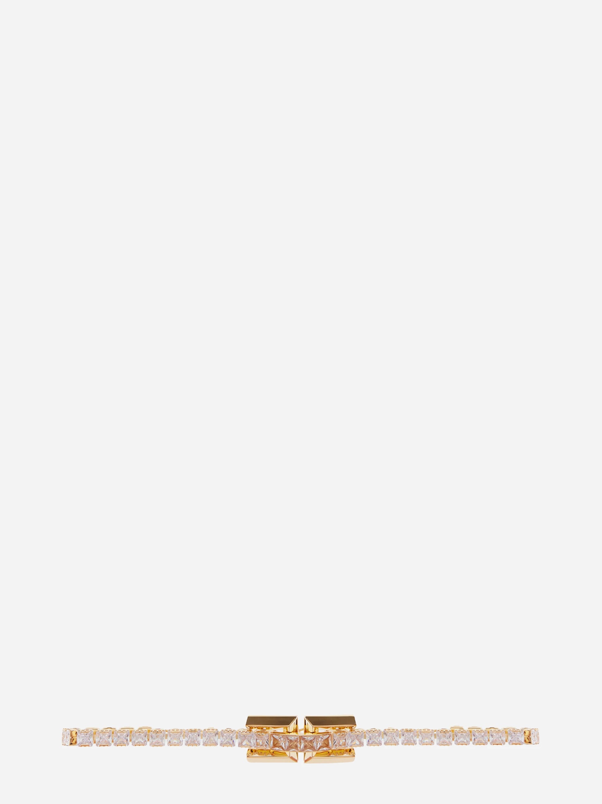 Collana in strass con logo