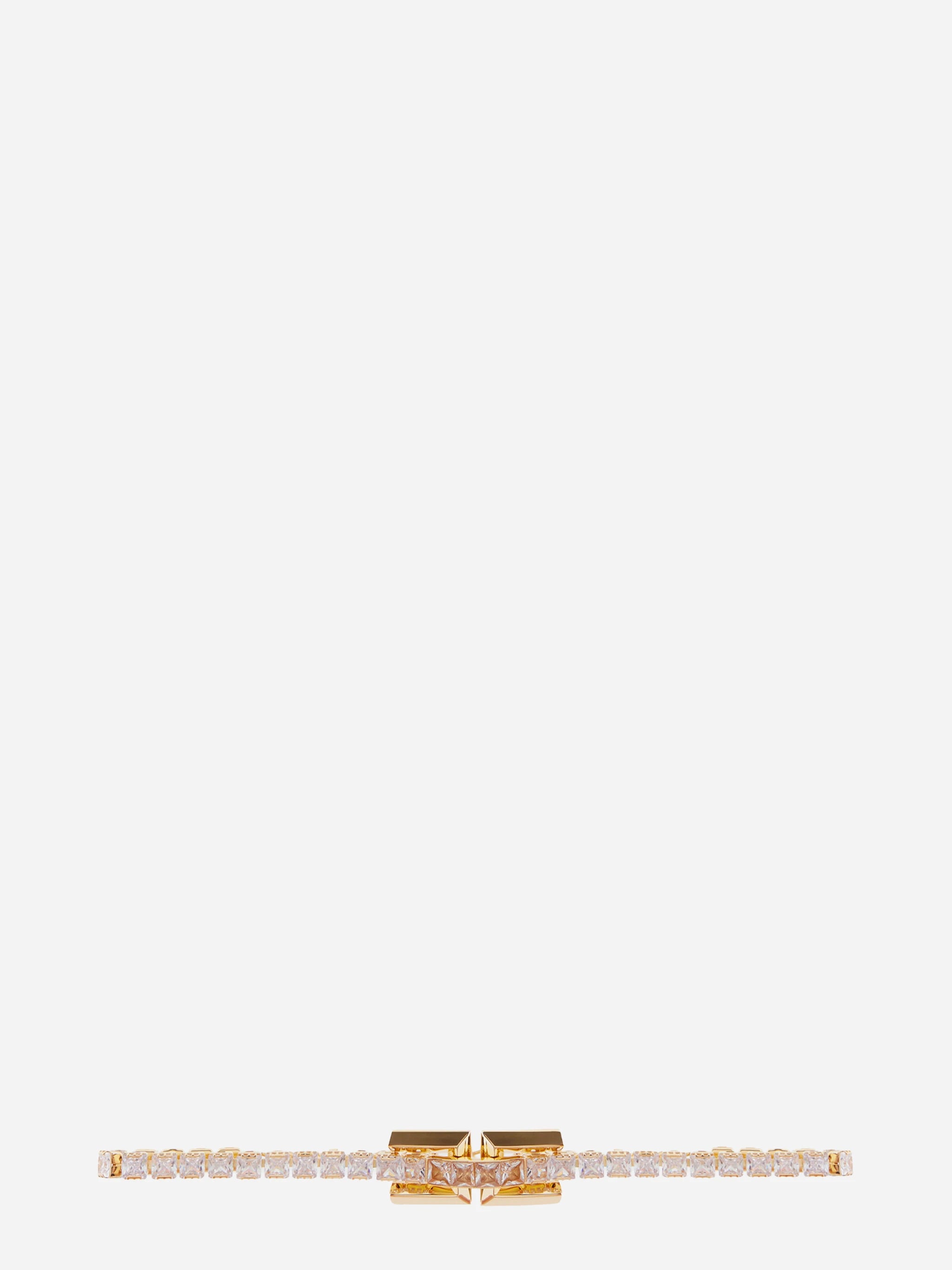 Collana in strass con logo