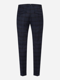 Pantalone slim fit Master in lana stretch