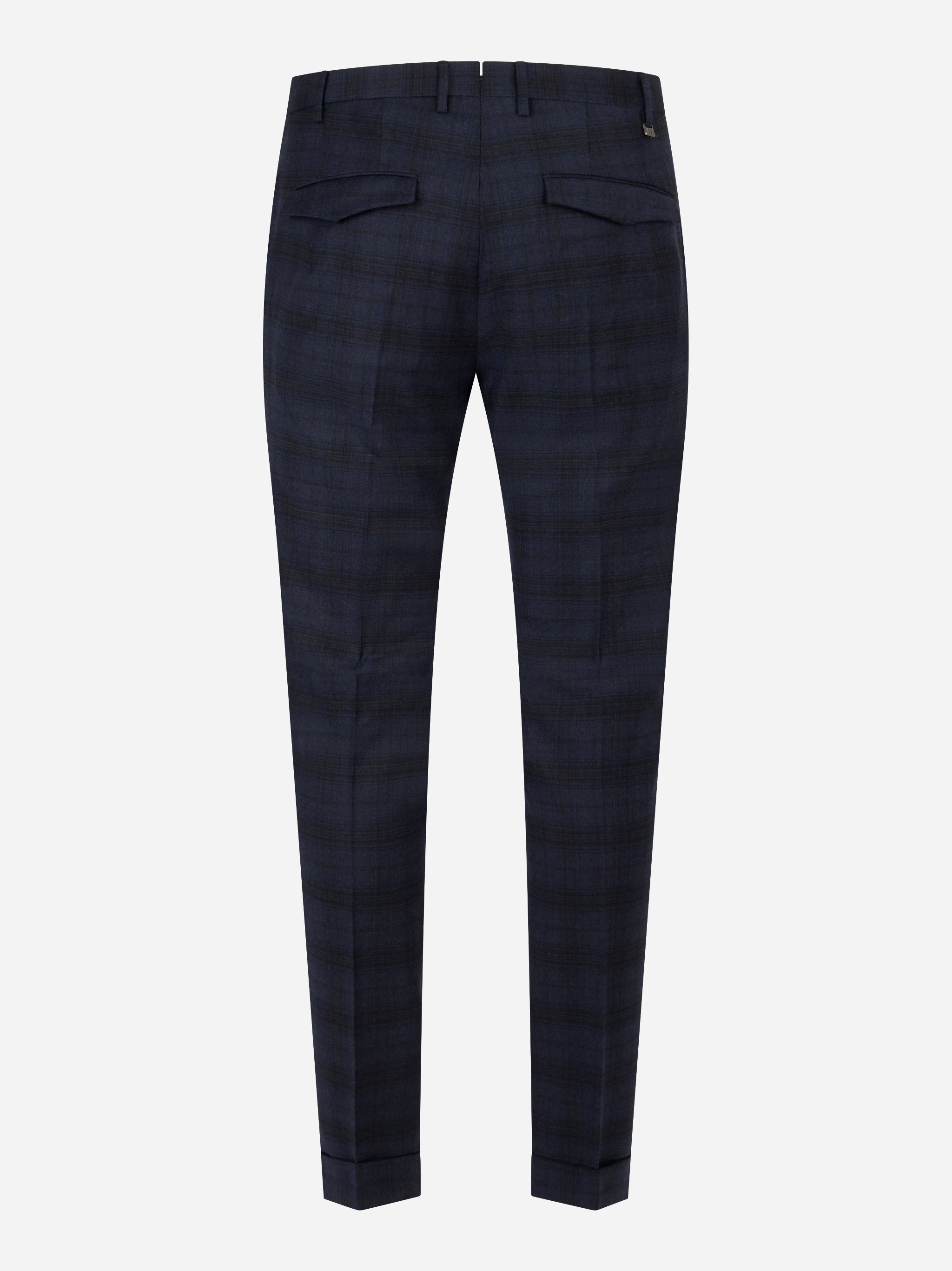 Pantalone slim fit Master in lana stretch