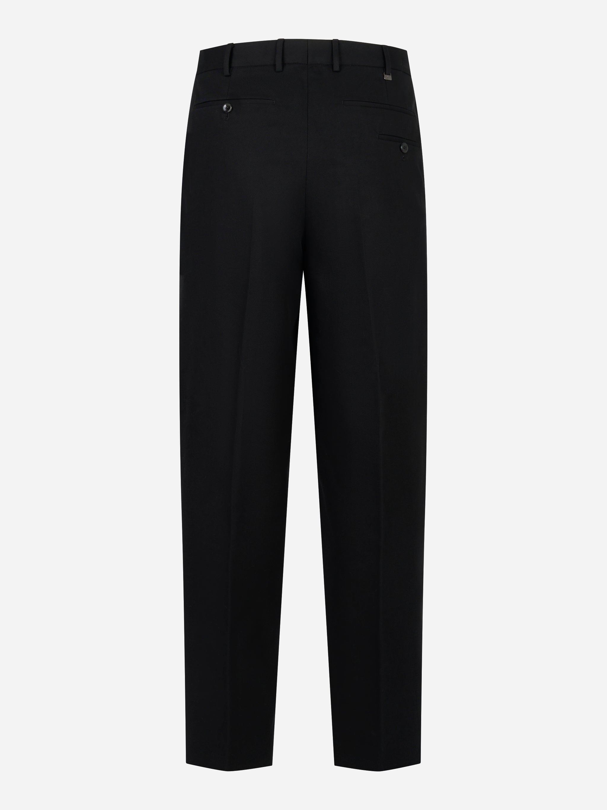 Pantalone loose fit Wide in cotone nero