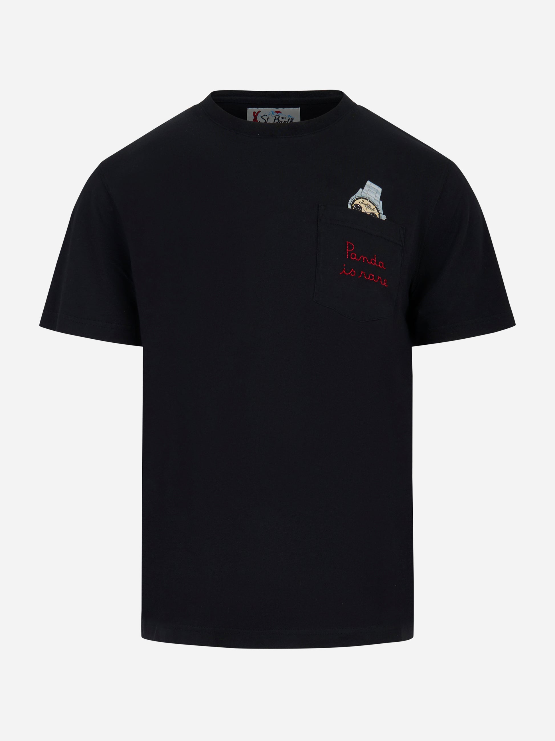 T-shirt Connor Panda is Rare Nera