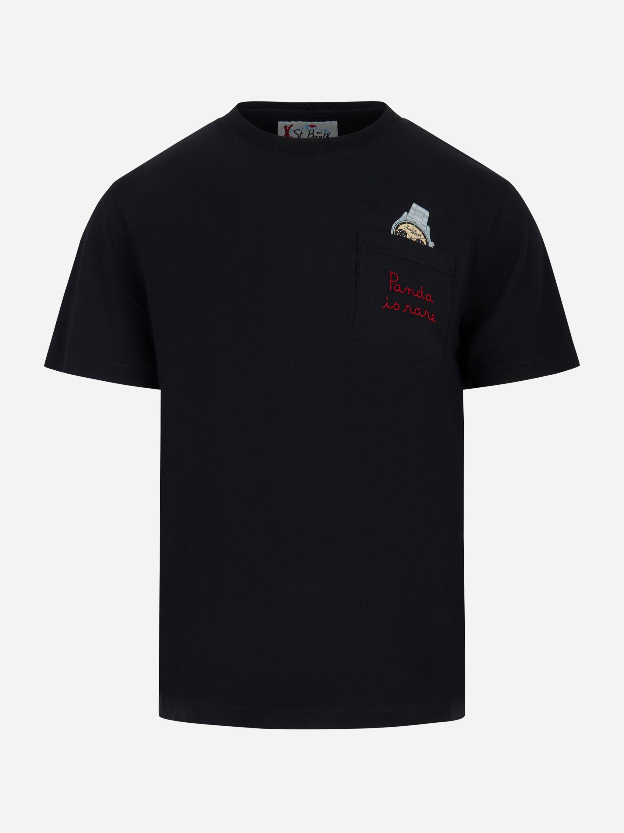 T-shirt Connor Panda is Rare Nera