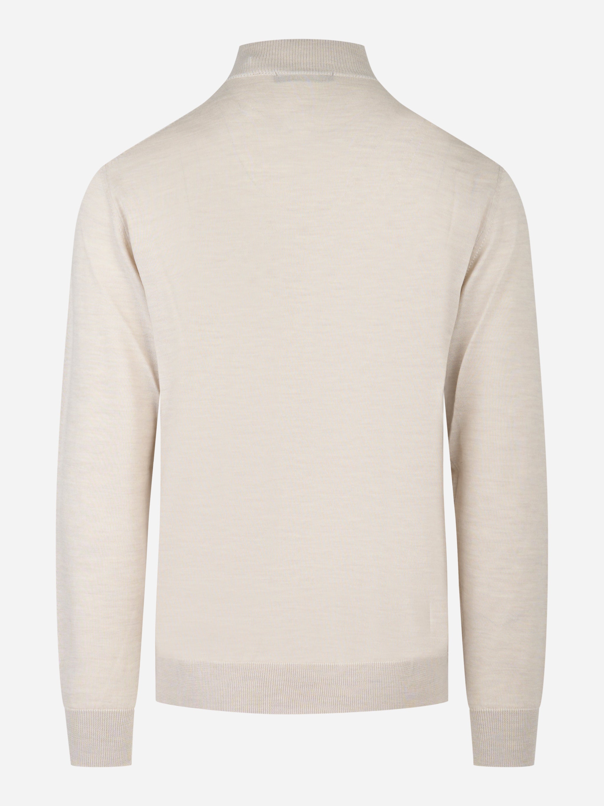 Lupetto in lana merinos finezza 16 beige