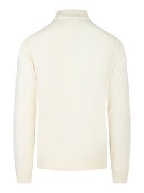 Lupetto in lana merinos finezza 16 bianco