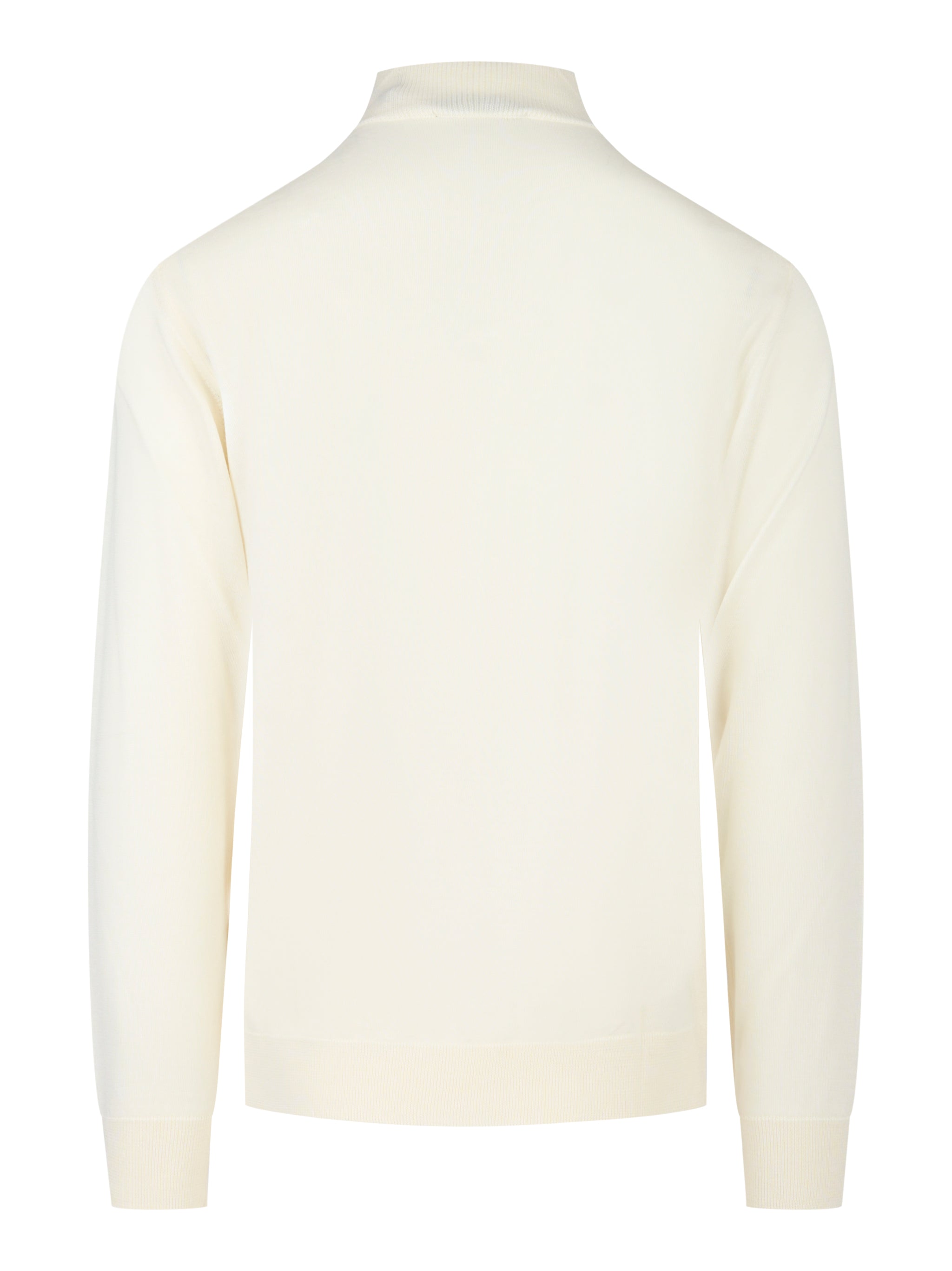 Lupetto in lana merinos finezza 16 bianco