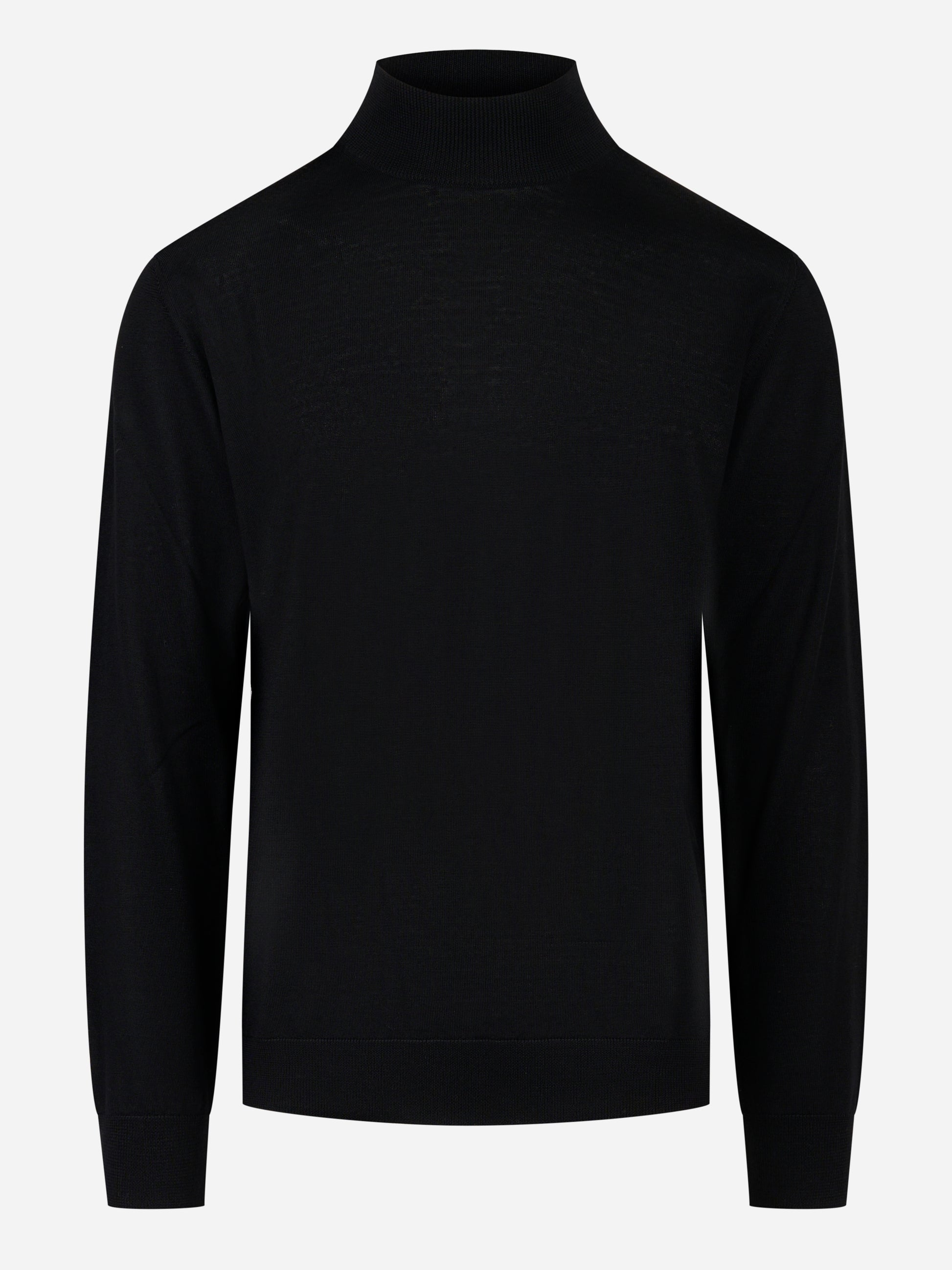 Lupetto in lana merinos finezza 16 nero