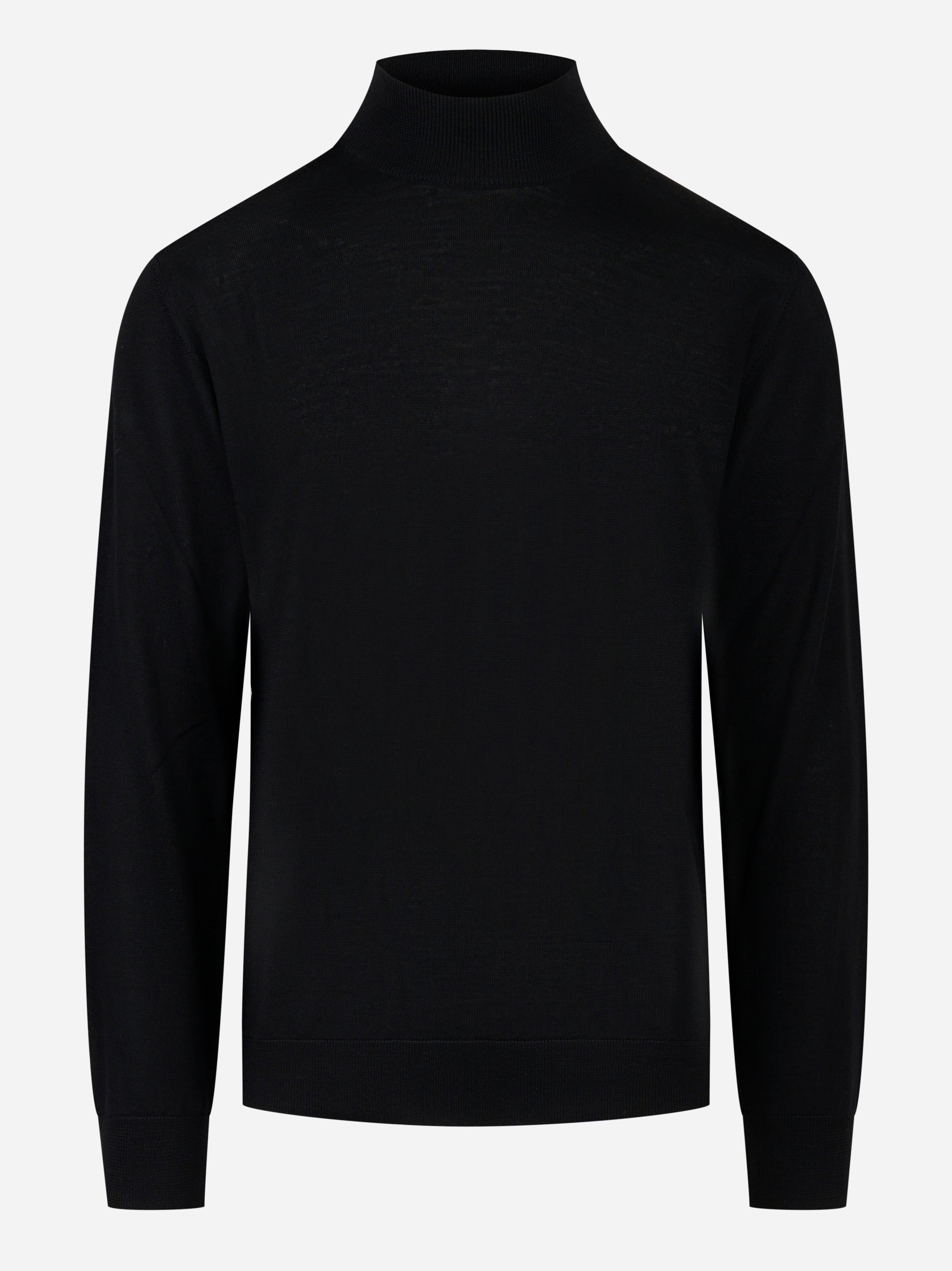 Lupetto in lana merinos finezza 16 nero