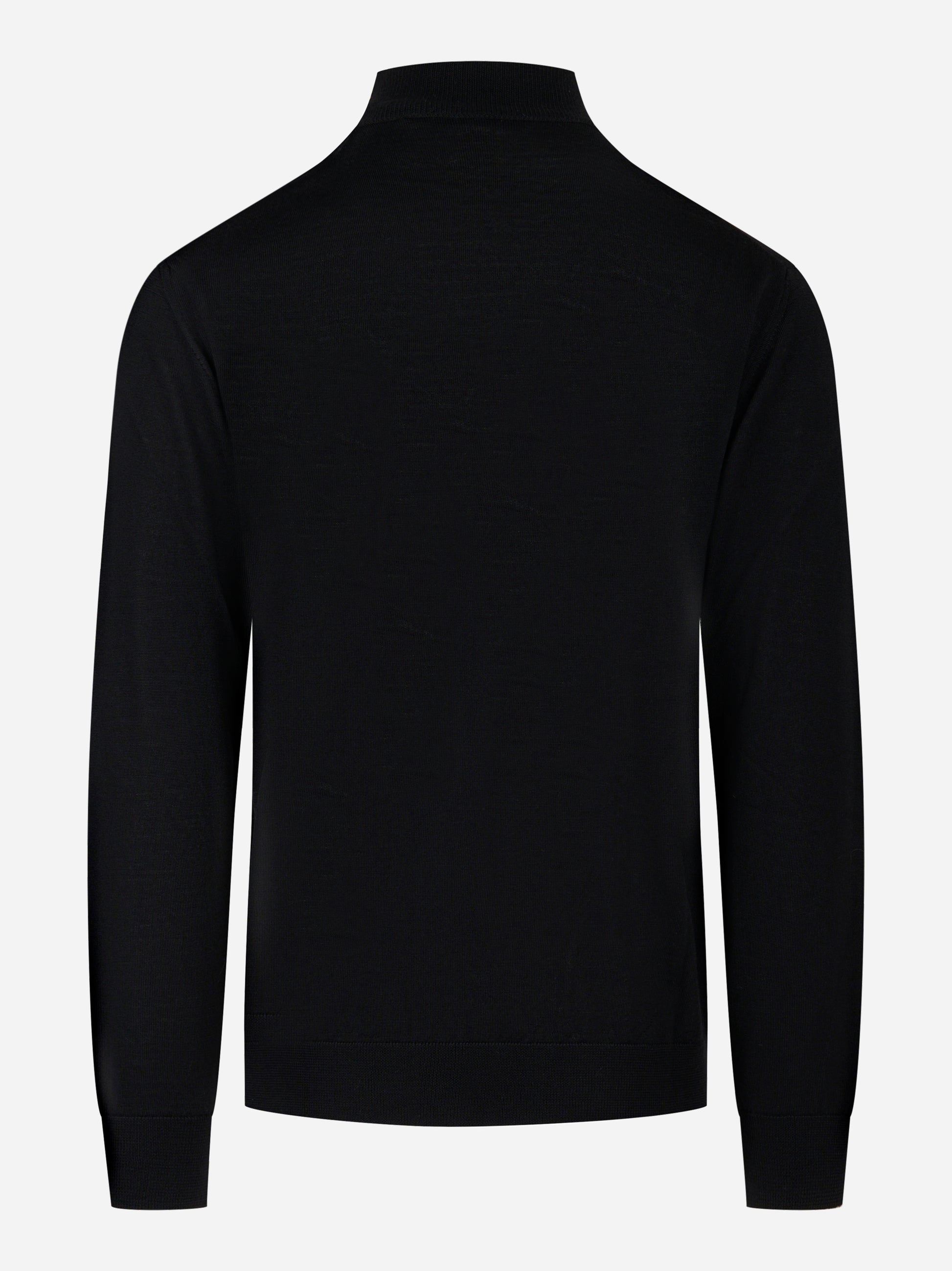 Lupetto in lana merinos finezza 16 nero
