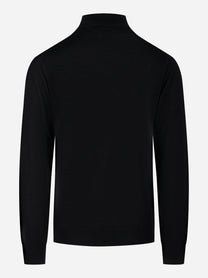 Lupetto in lana merinos finezza 16 nero