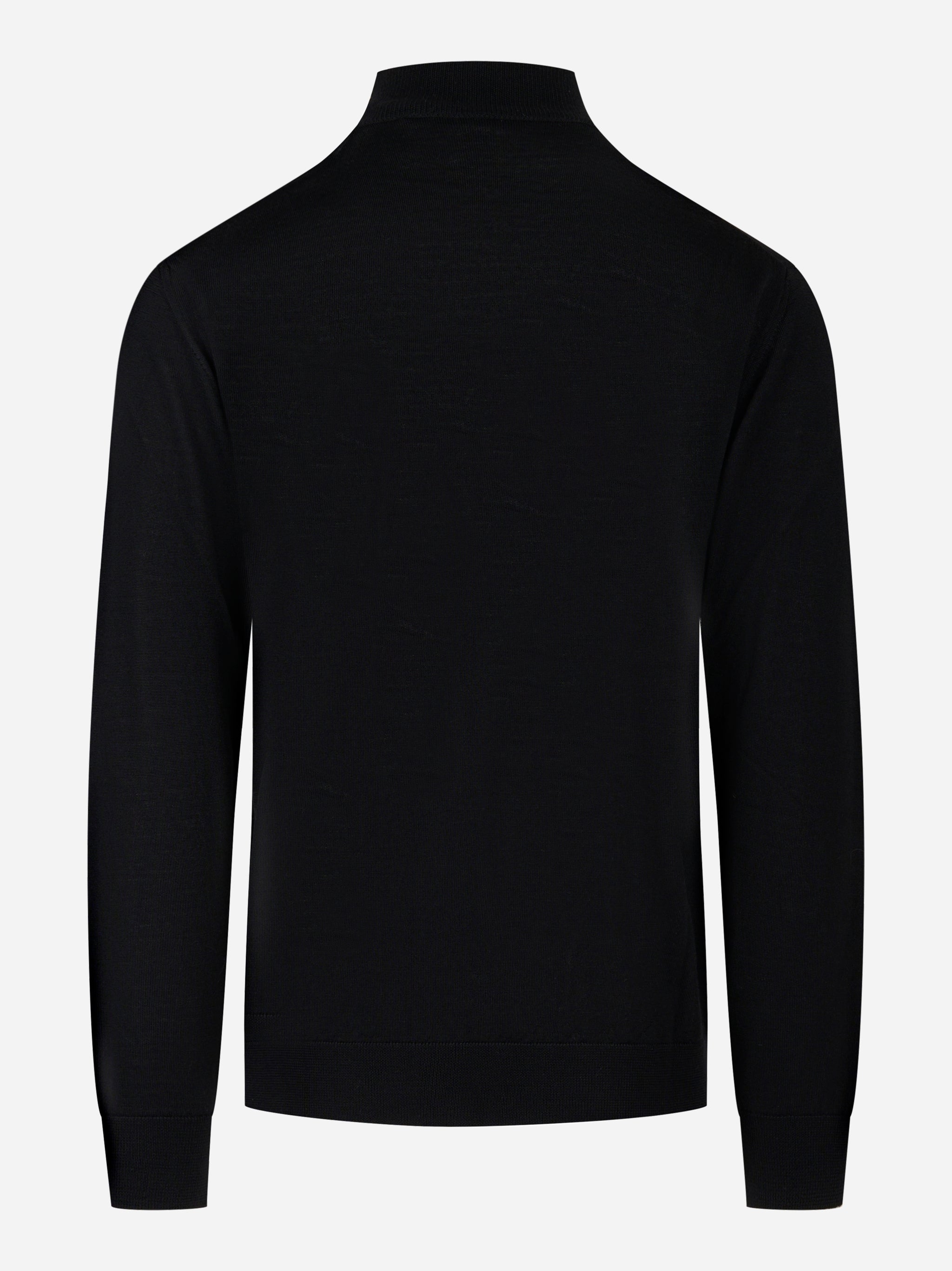 Lupetto in lana merinos finezza 16 nero