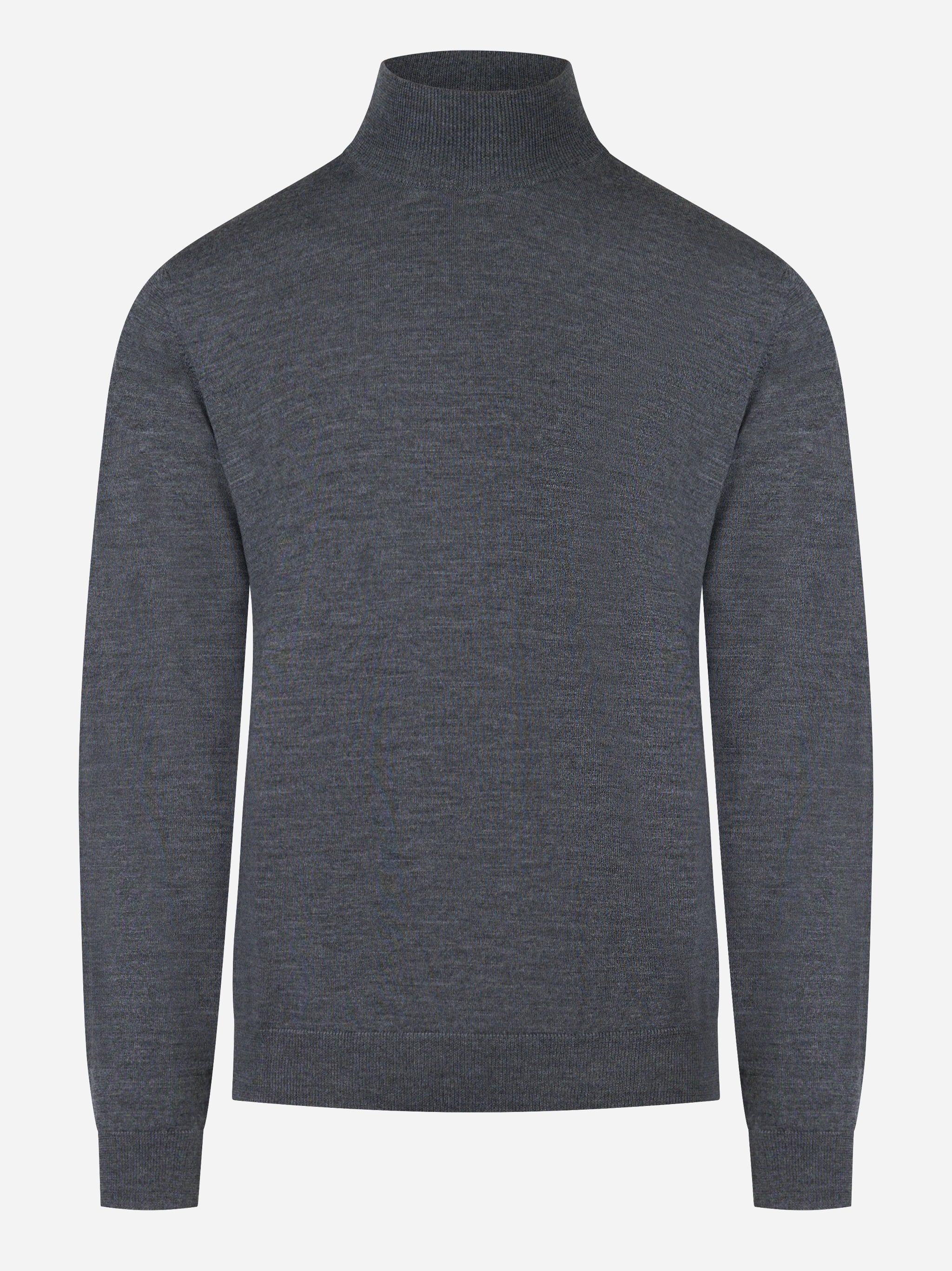 Lupetto in lana merinos finezza 16 grigio