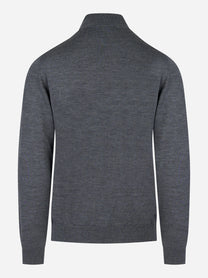 Lupetto in lana merinos finezza 16 grigio