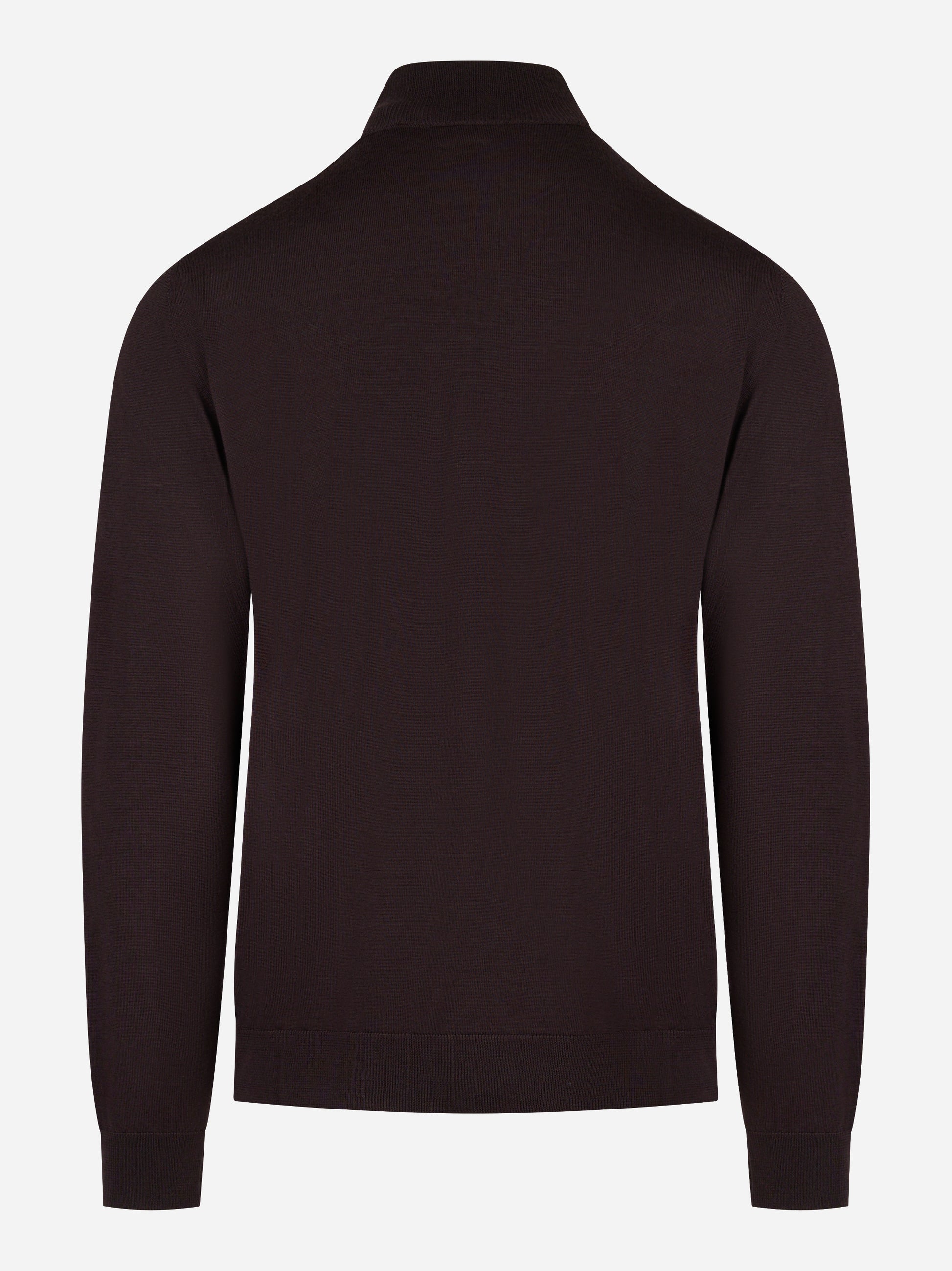 Lupetto in lana merinos finezza 16 marrone