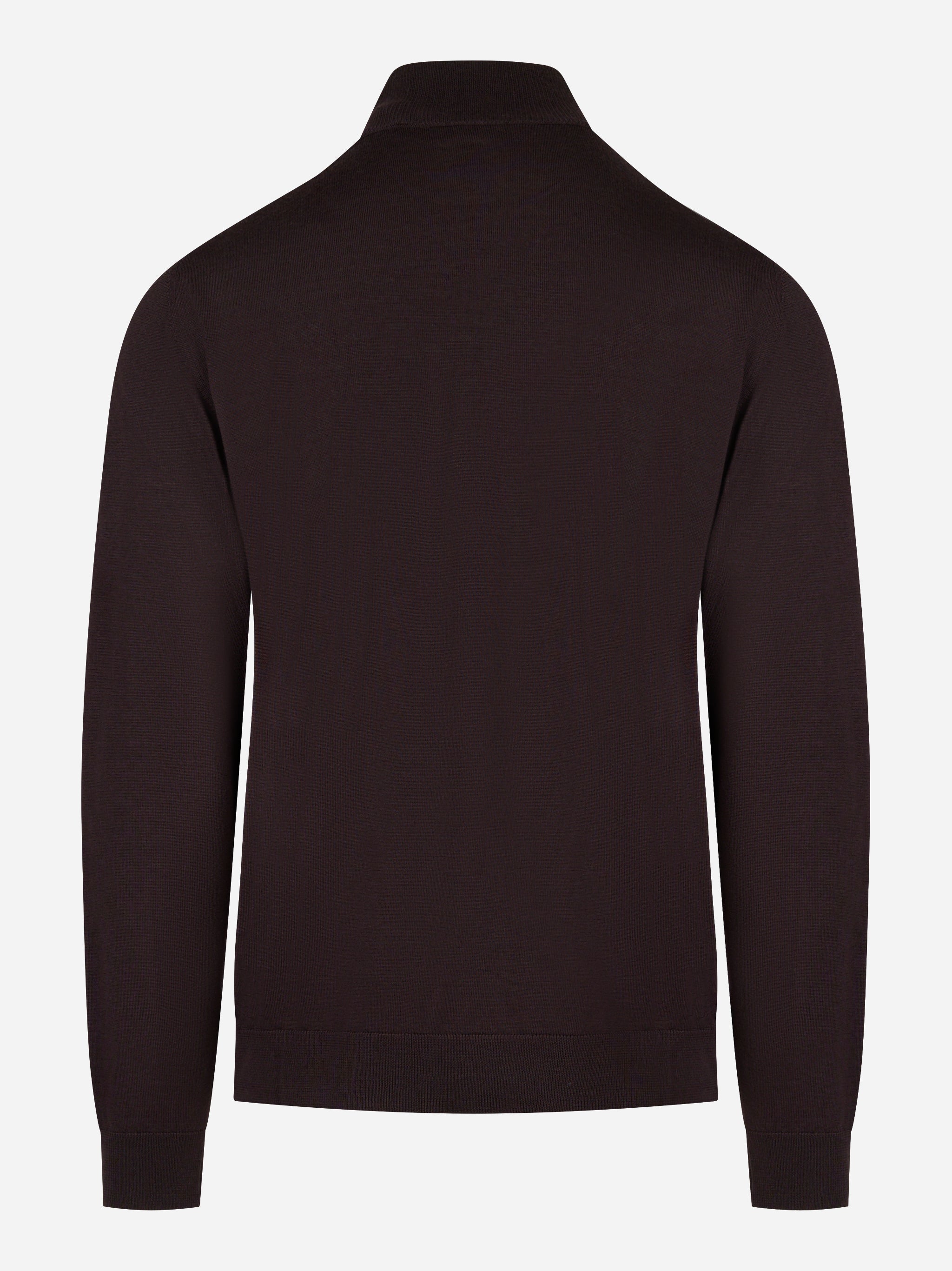 Lupetto in lana merinos finezza 16 marrone