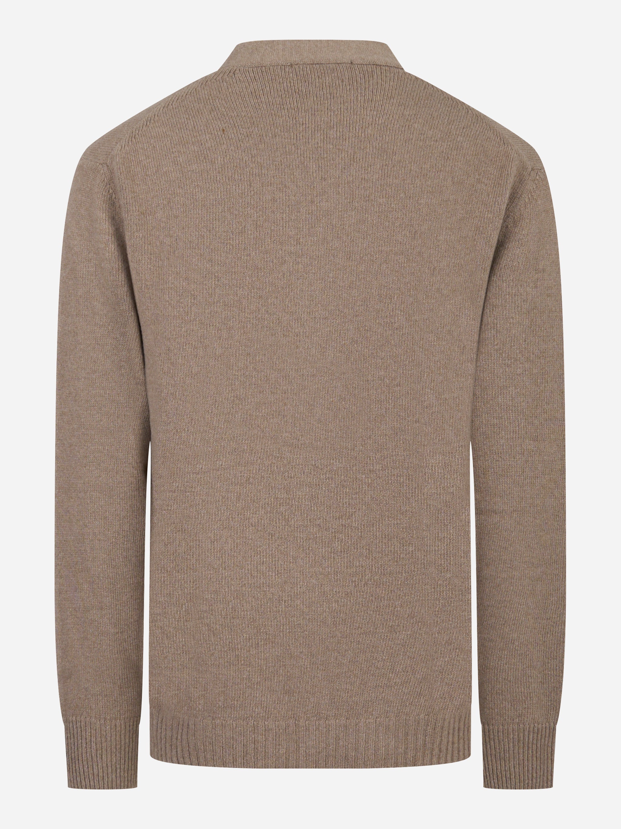Cardigan beige in lana cashmere