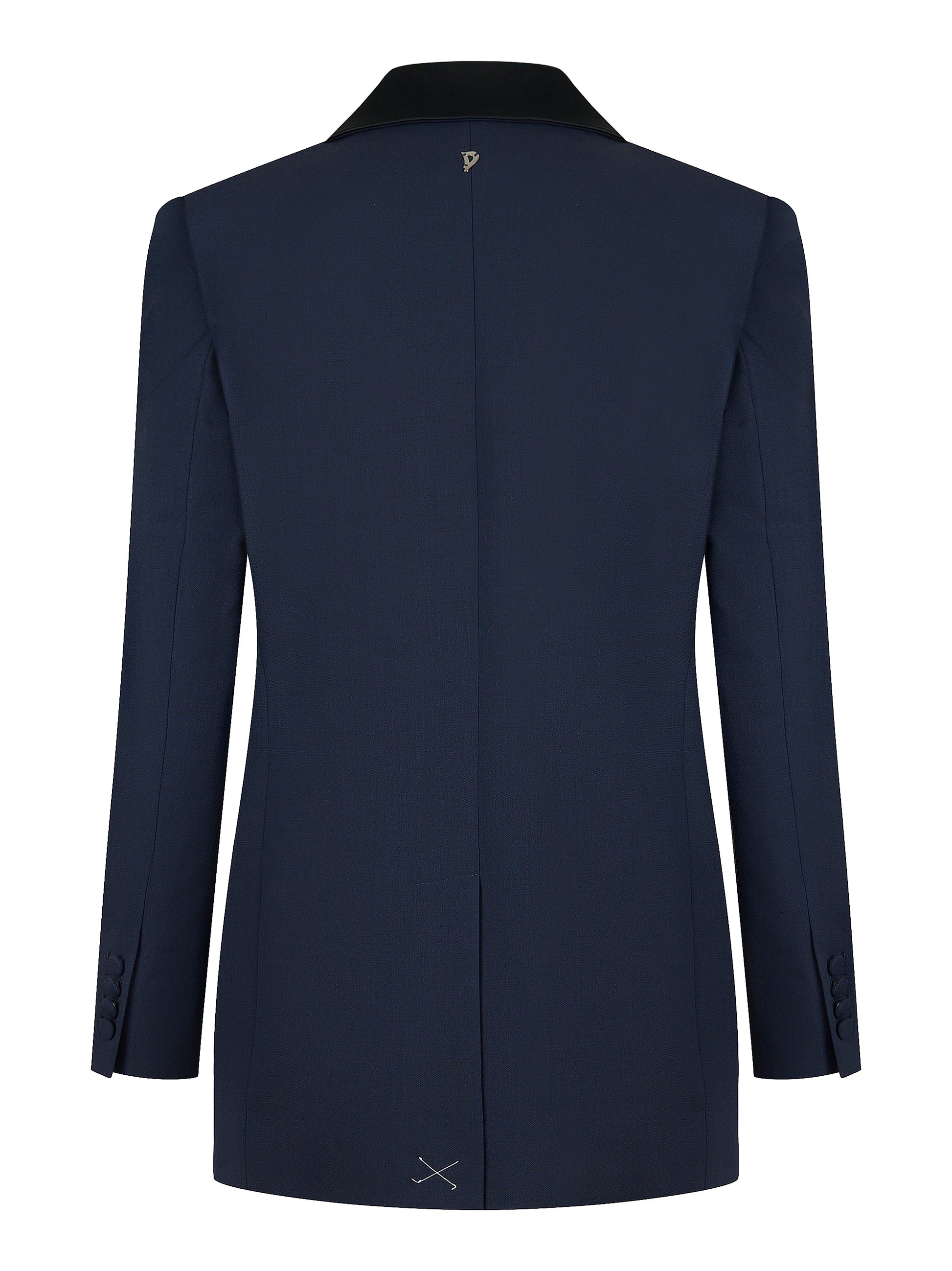 Blazer doppiopetto regular in gabardina di lana