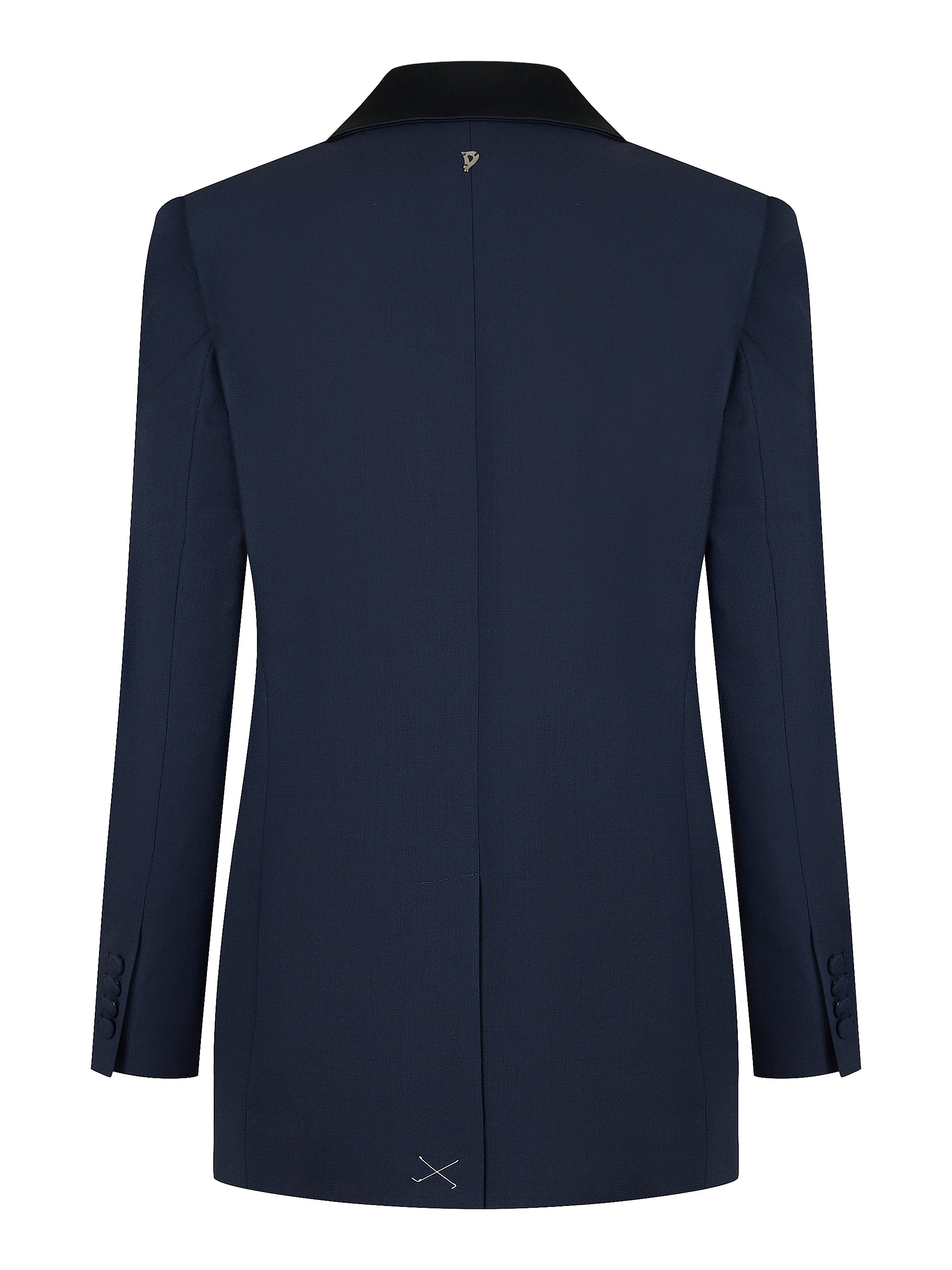 Blazer doppiopetto regular in gabardina di lana