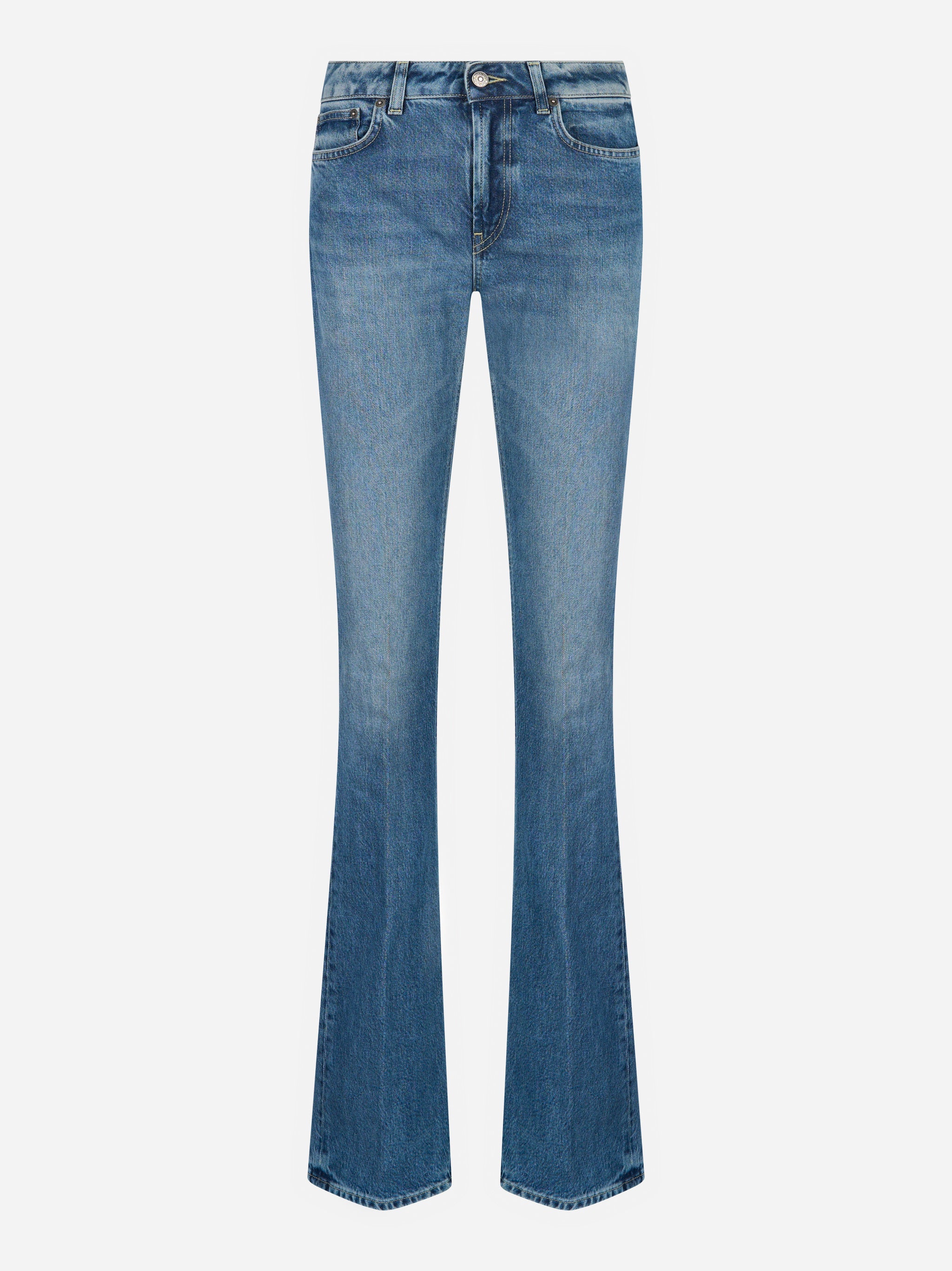 Dondup Jeans Newlola bootcut in denim stretch DP755DSE370DLI7