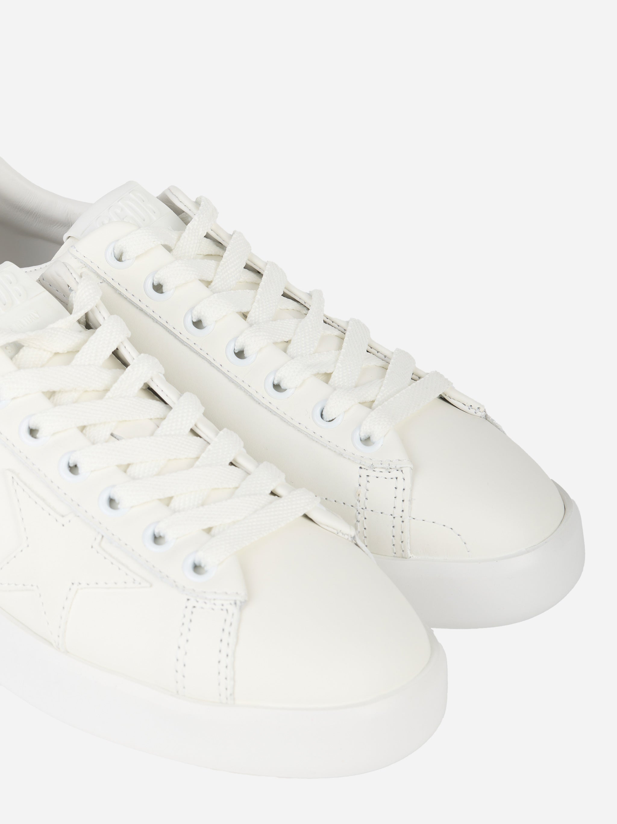 Sneaker Purestar in pelle con talloncino a contrasto nero Bianco