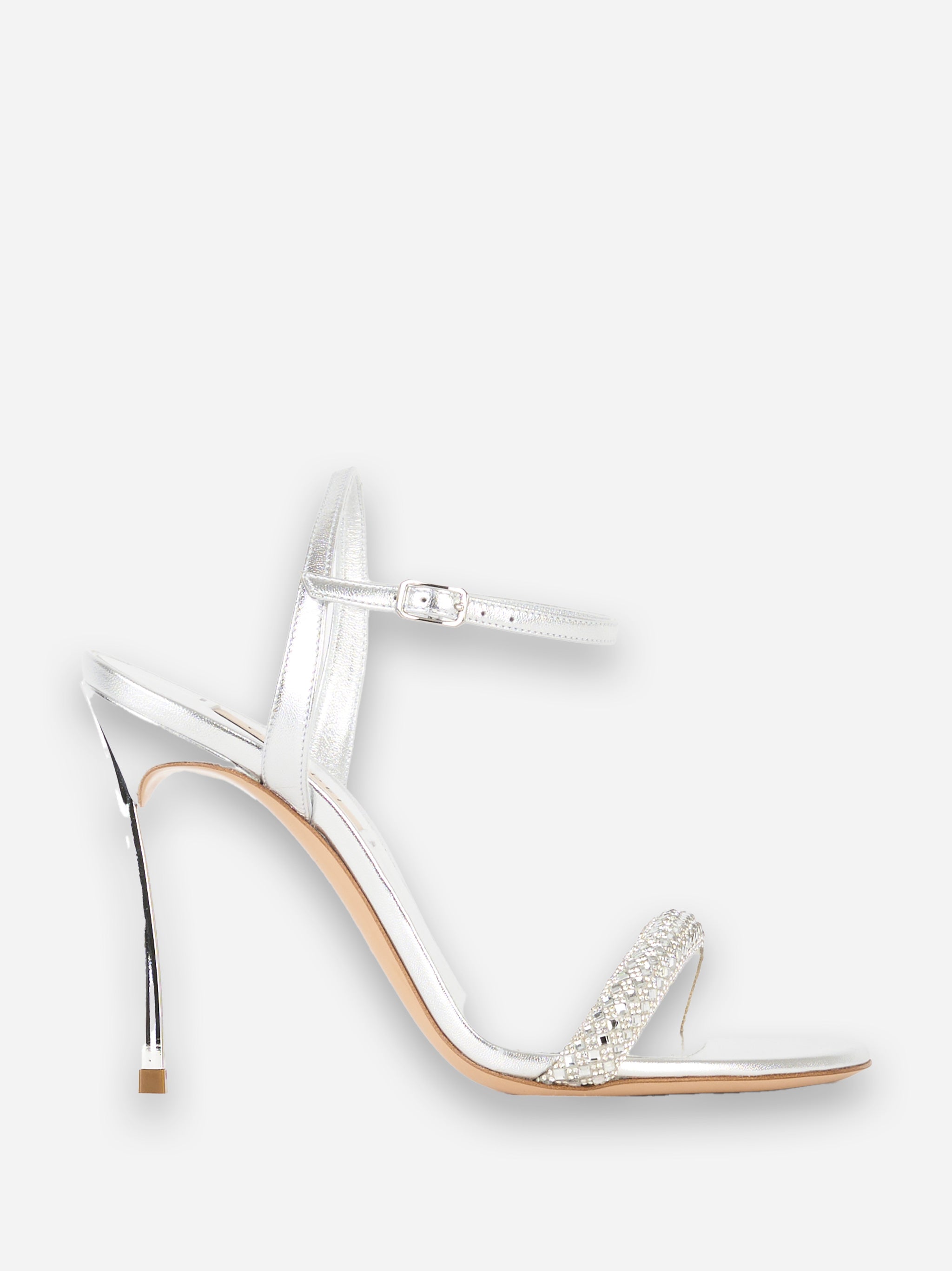 Sandalo con tacco Blade Stratosphere Argento