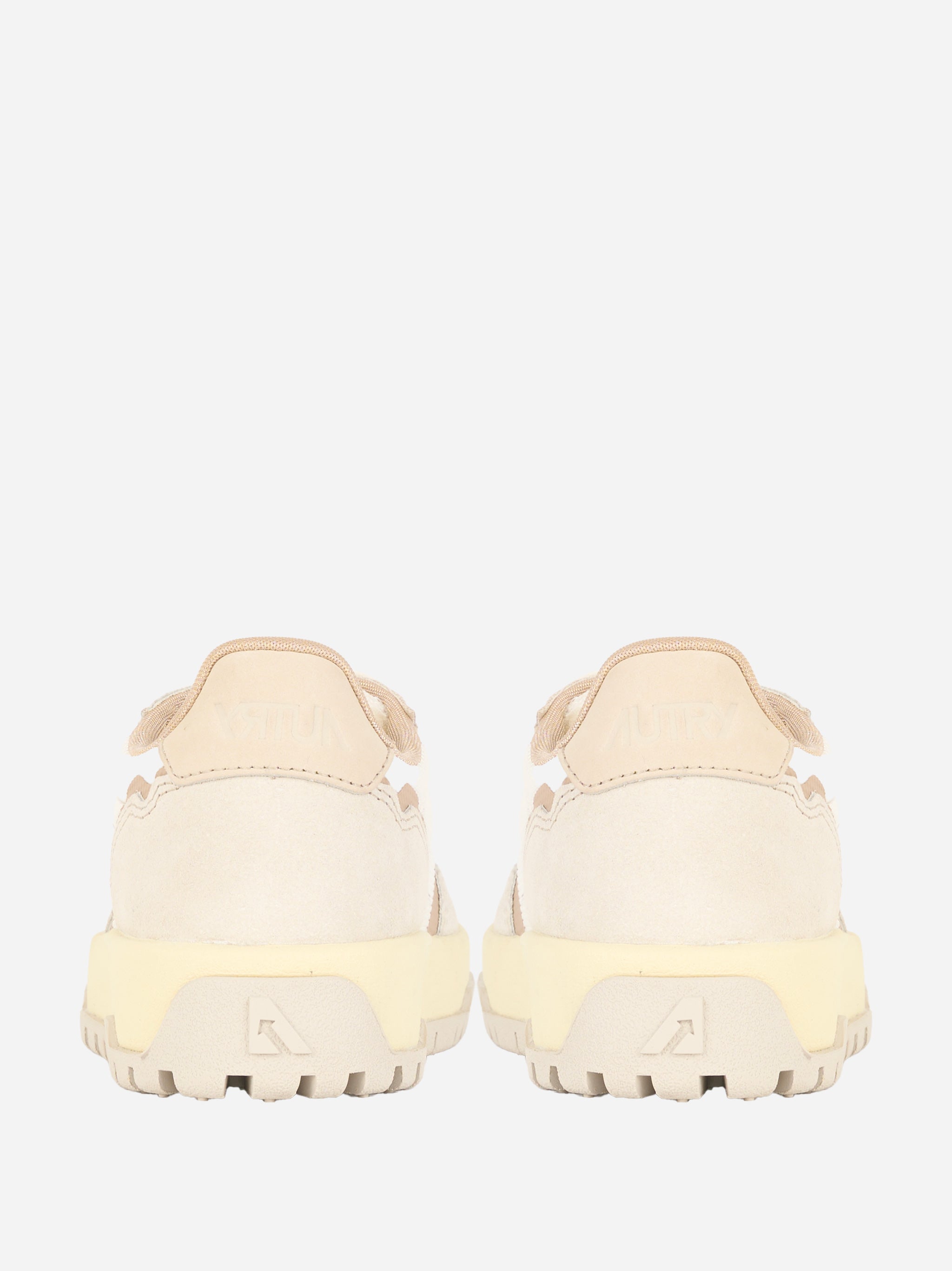 SNEAKERS WILDPACE LOW IN MESH E SUEDE COLORE Beige