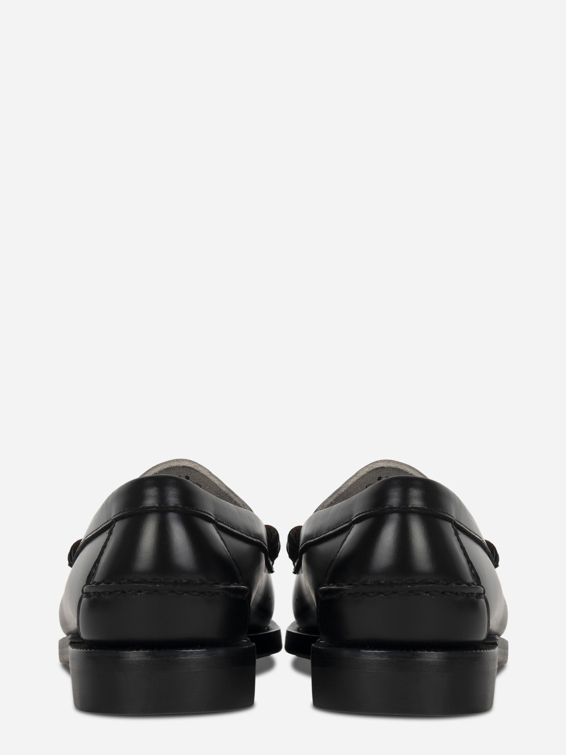 Mocassino Classic Dan in pelle bicolore Nero e Bianco