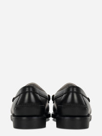 Mocassino Classic Dan in pelle bicolore Nero e Bianco