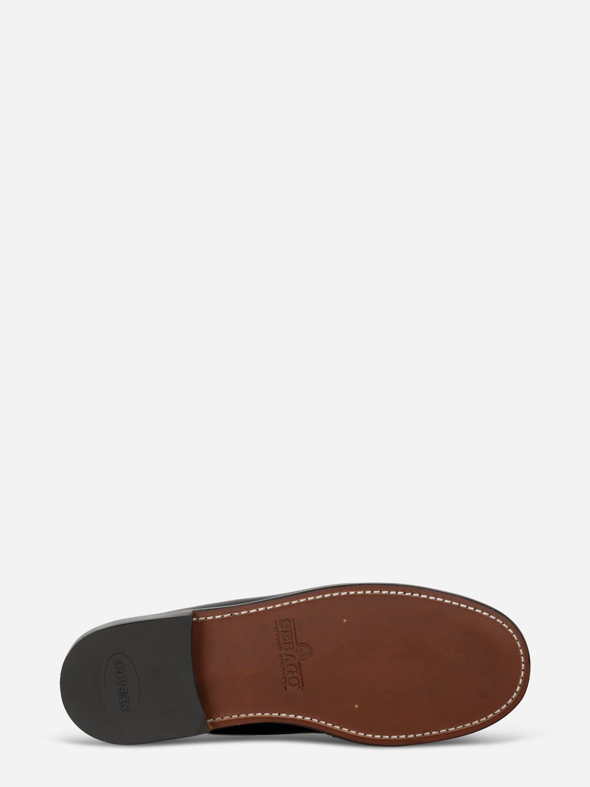 Mocassino Classic Dan in pelle bicolore Nero e Bianco