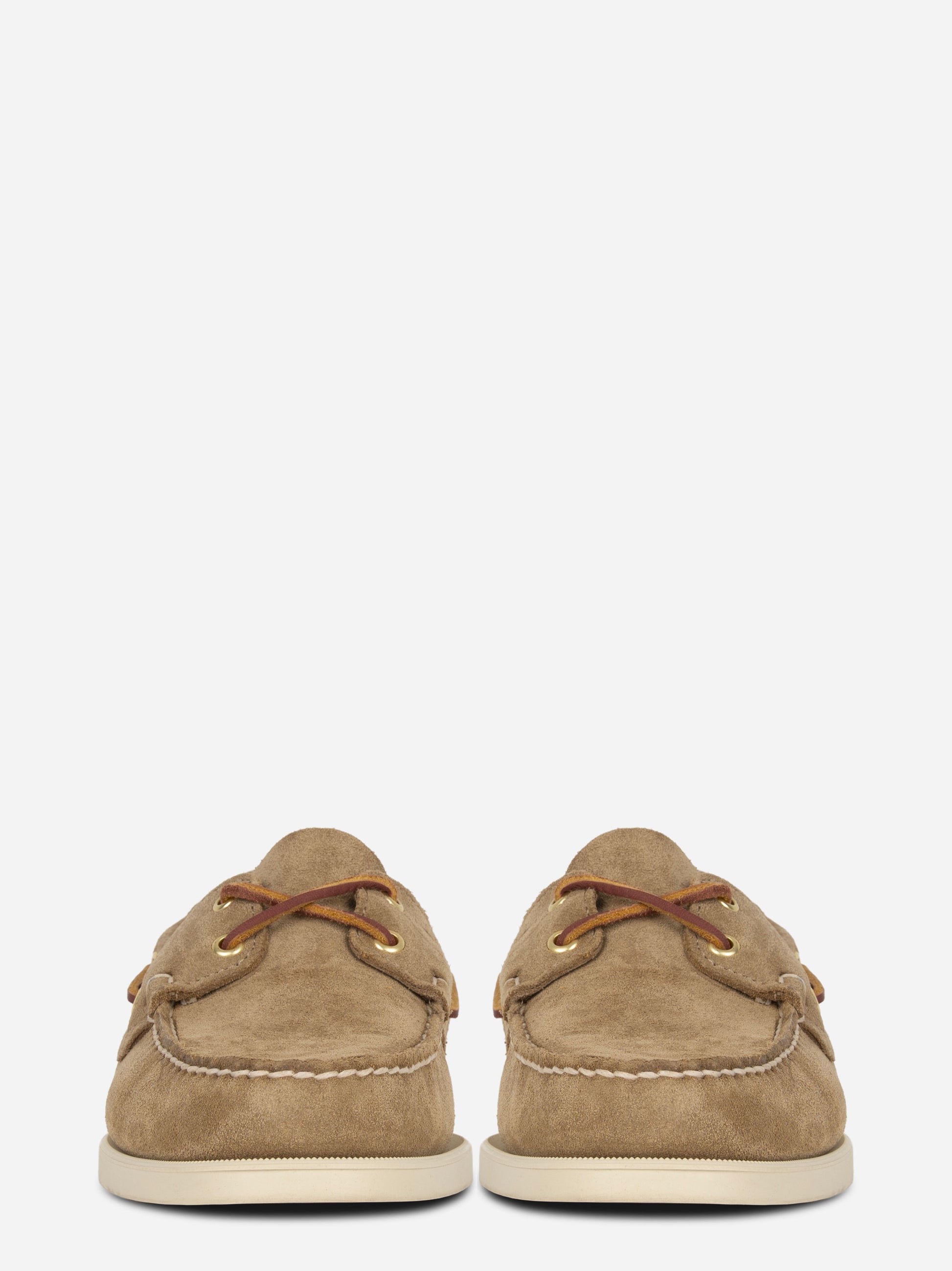 Mocassino da barca Dockside Portland in suede beige
