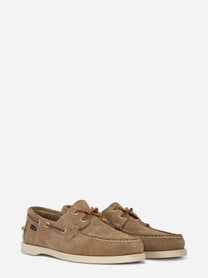Mocassino da barca Dockside Portland in suede beige